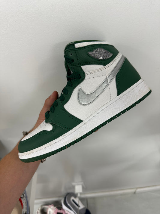 Jordan 1 Gorge Green 6Y Used With Box