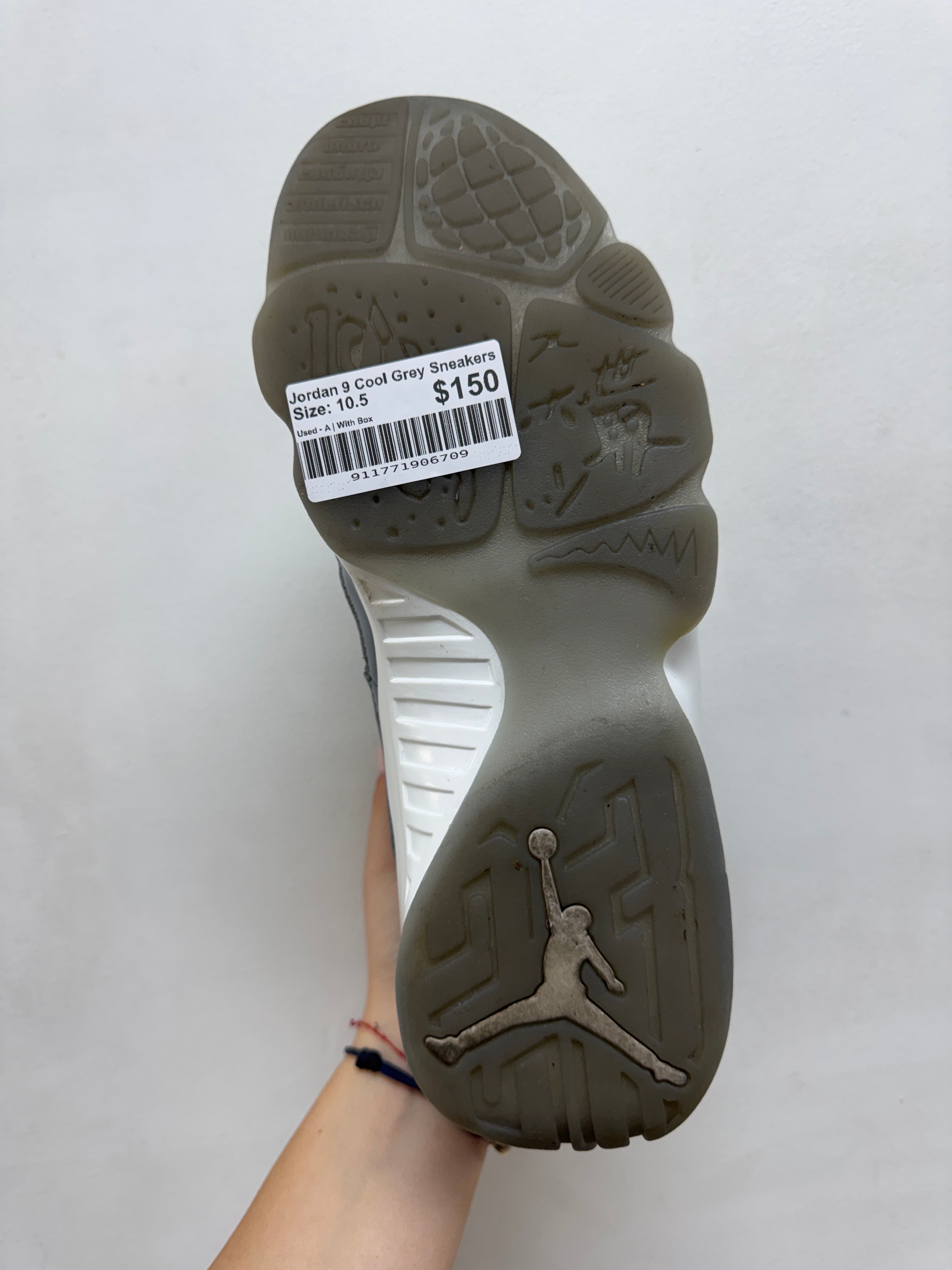 Jordan 9 Cool Grey Sneakers