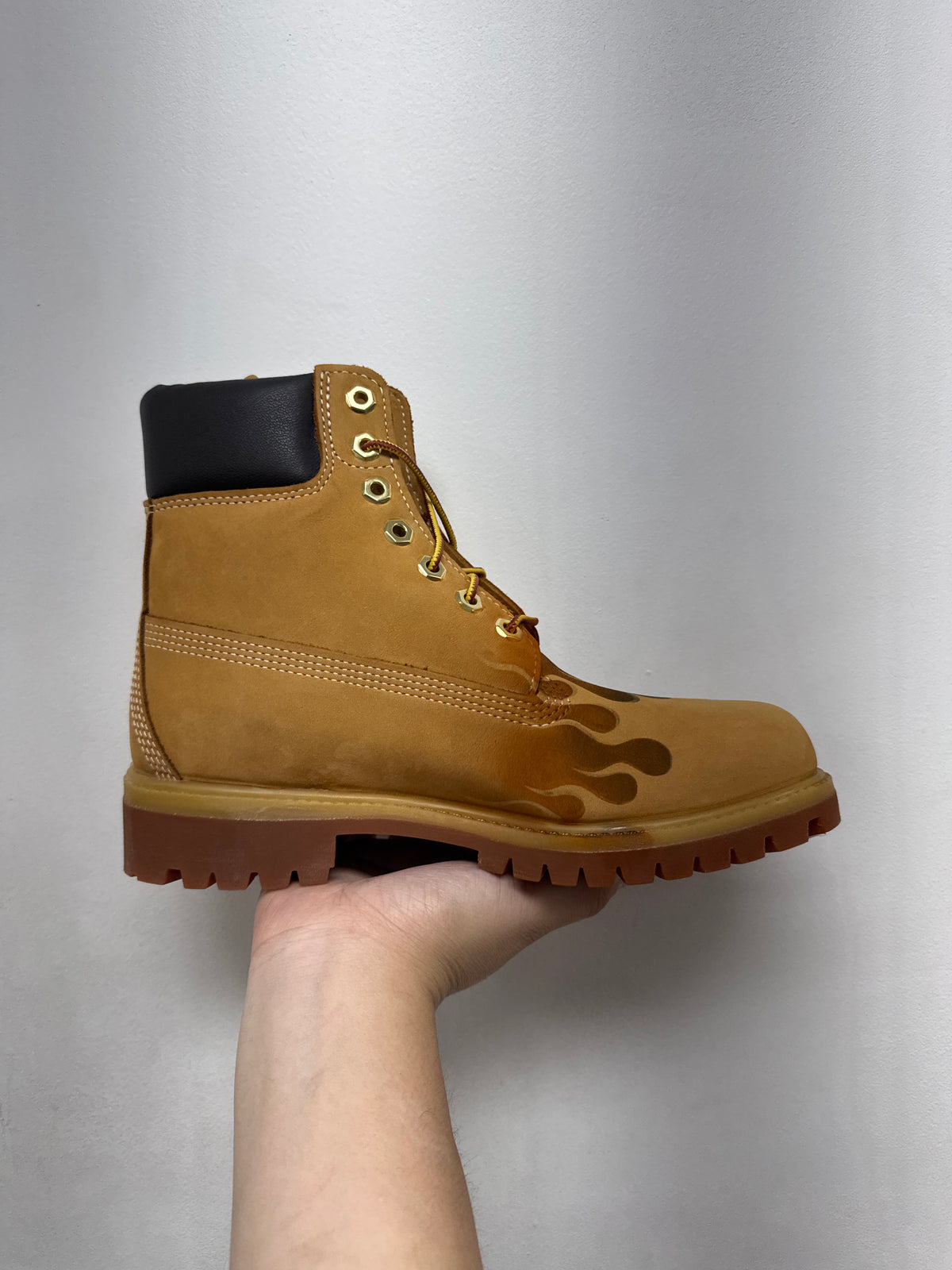 Loso Wav Wheat Flames Timberlands Boots