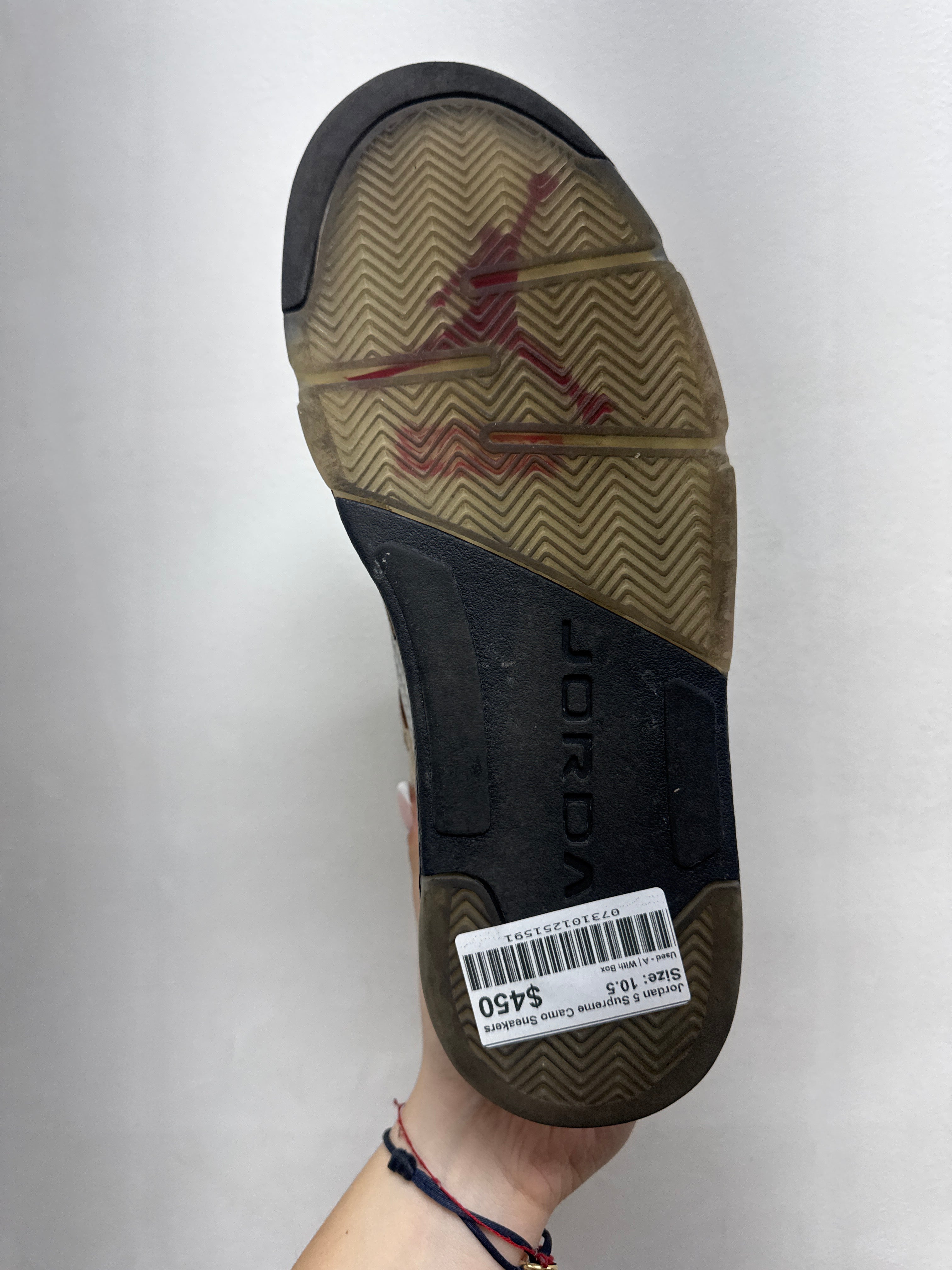 Jordan 5 Supreme Camo Sneakers