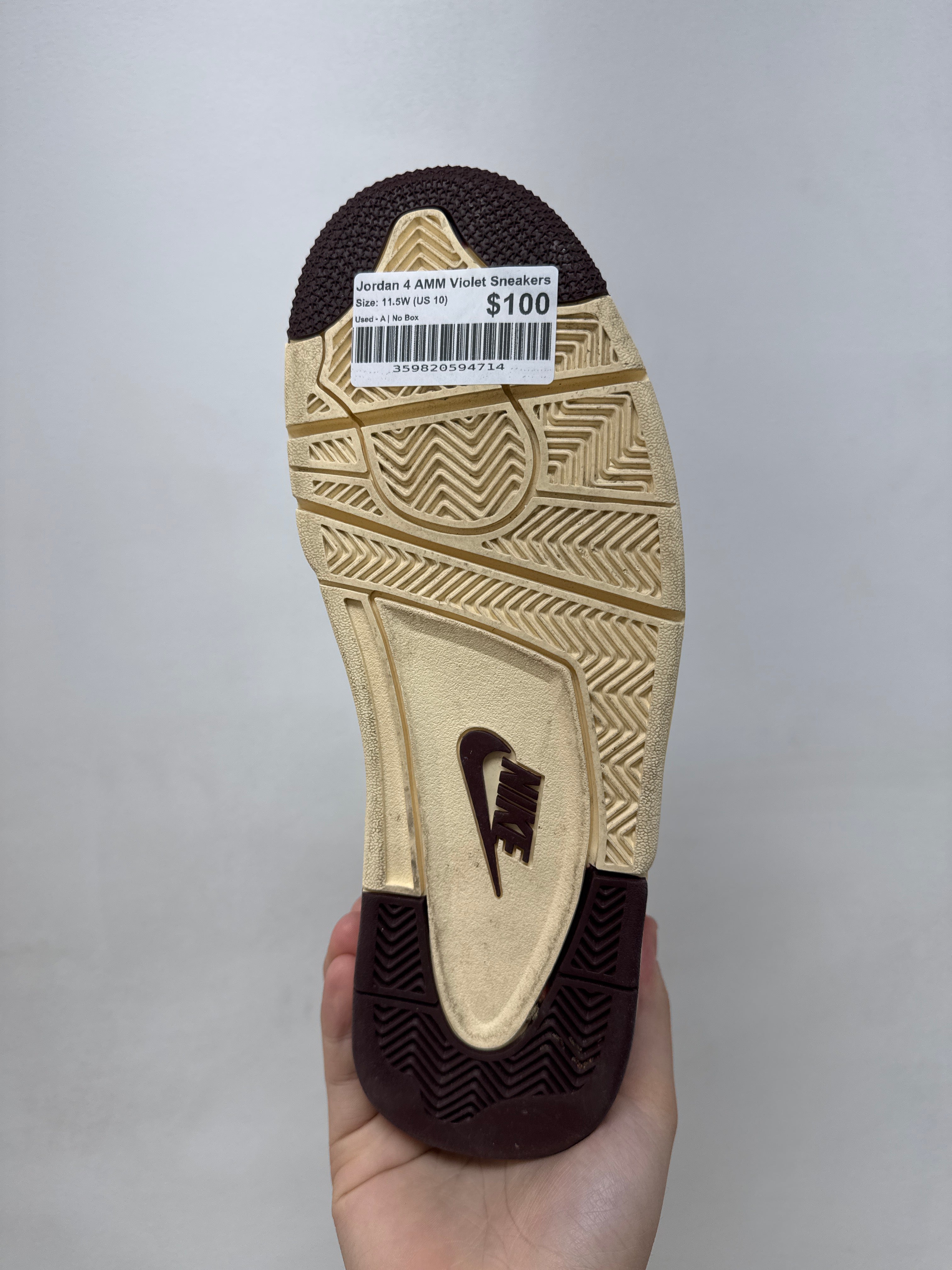 Jordan 4 AMM Violet Sneakers