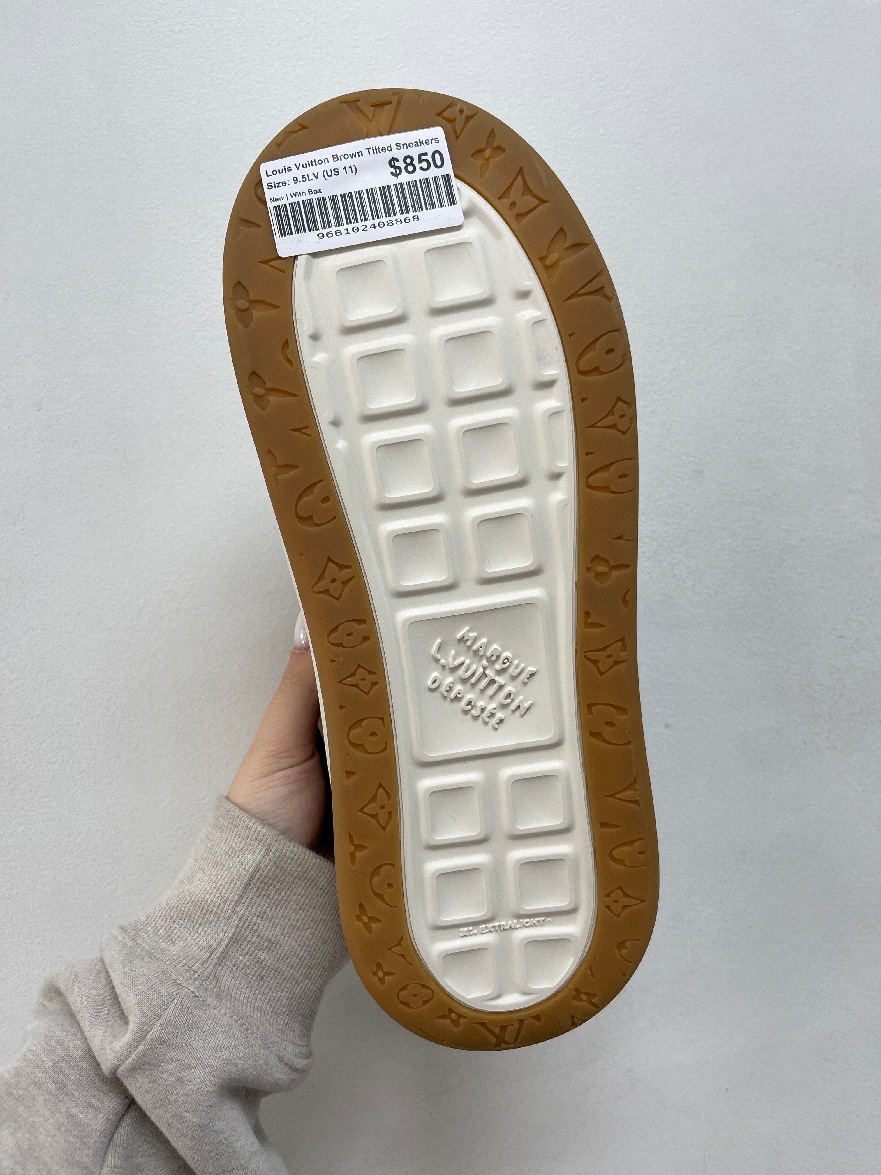 Louis Vuitton Brown Tilted Sneakers