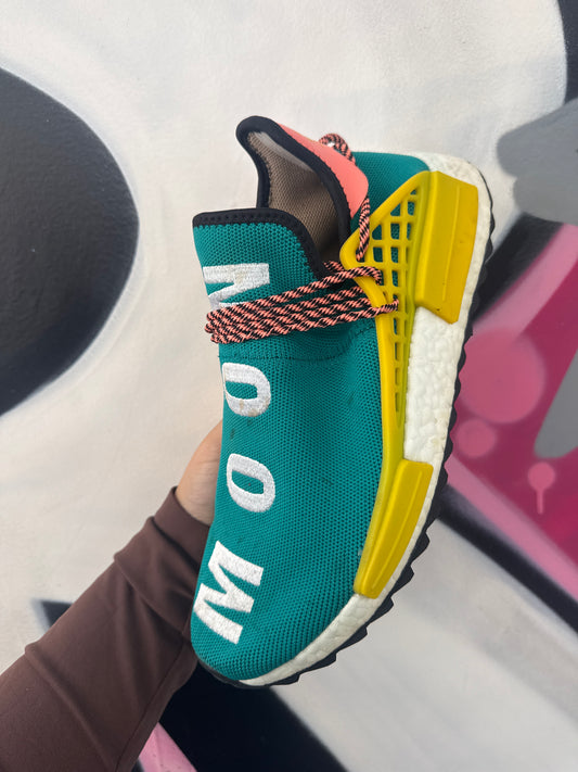 Adidas NMD Hu Green Yellow Shoe