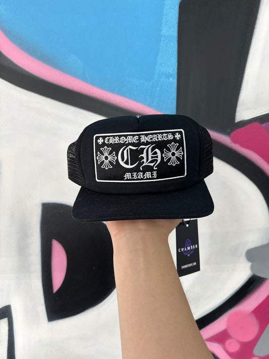 Chrome Hearts Cap CH Black Miami New