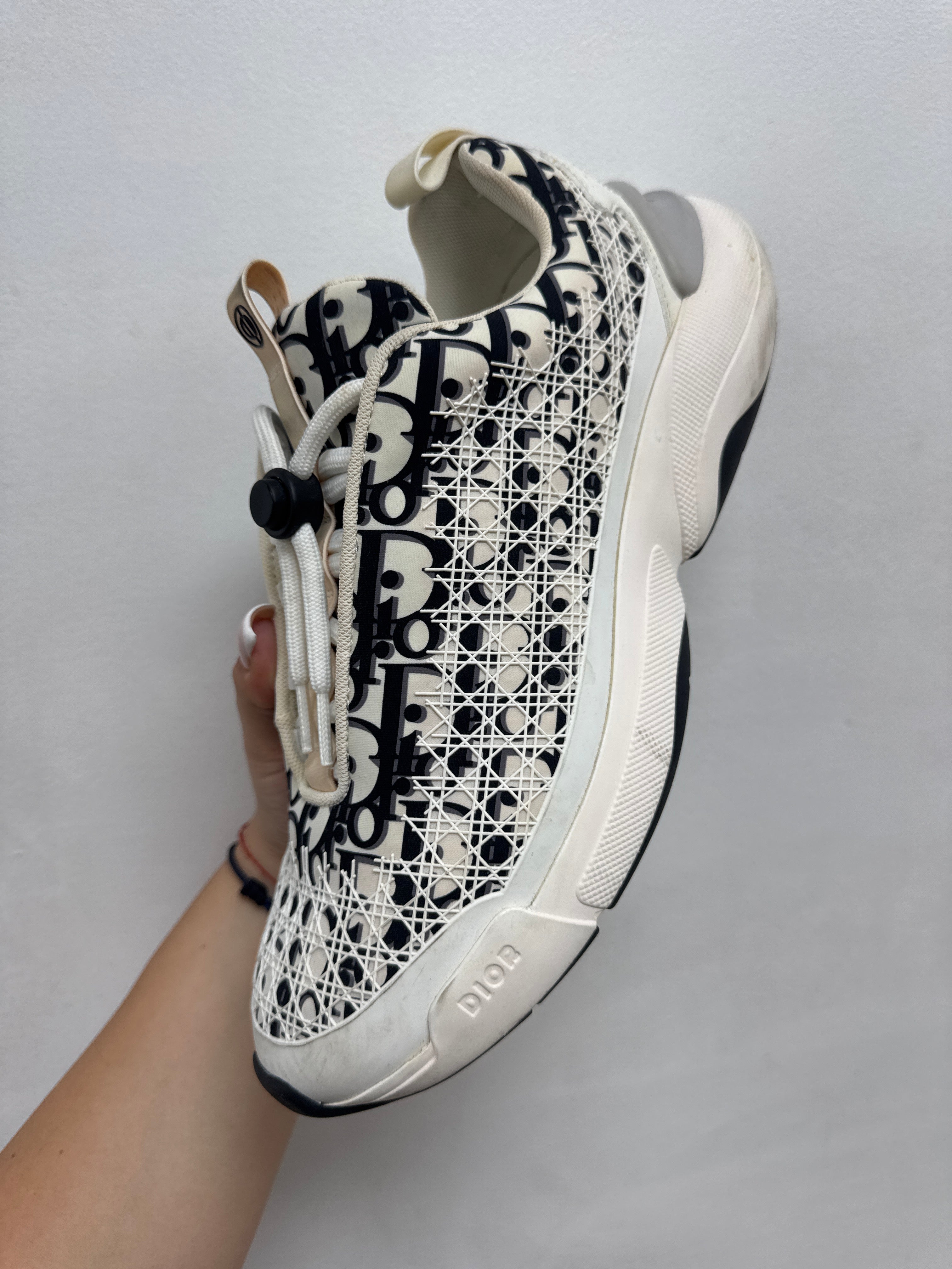 Dior B24 White Black Sneakers