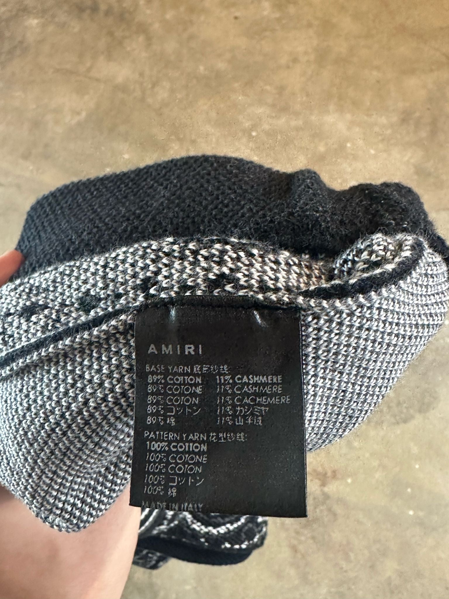 Amiri MA Black Paisley Sweats New Large With Tags