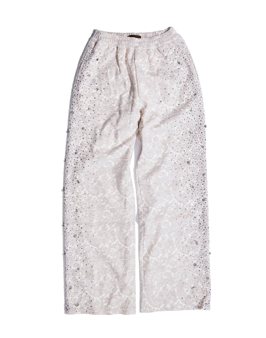 Birth Of Royal Child "Cashew Blossom Pearl" White Sweats