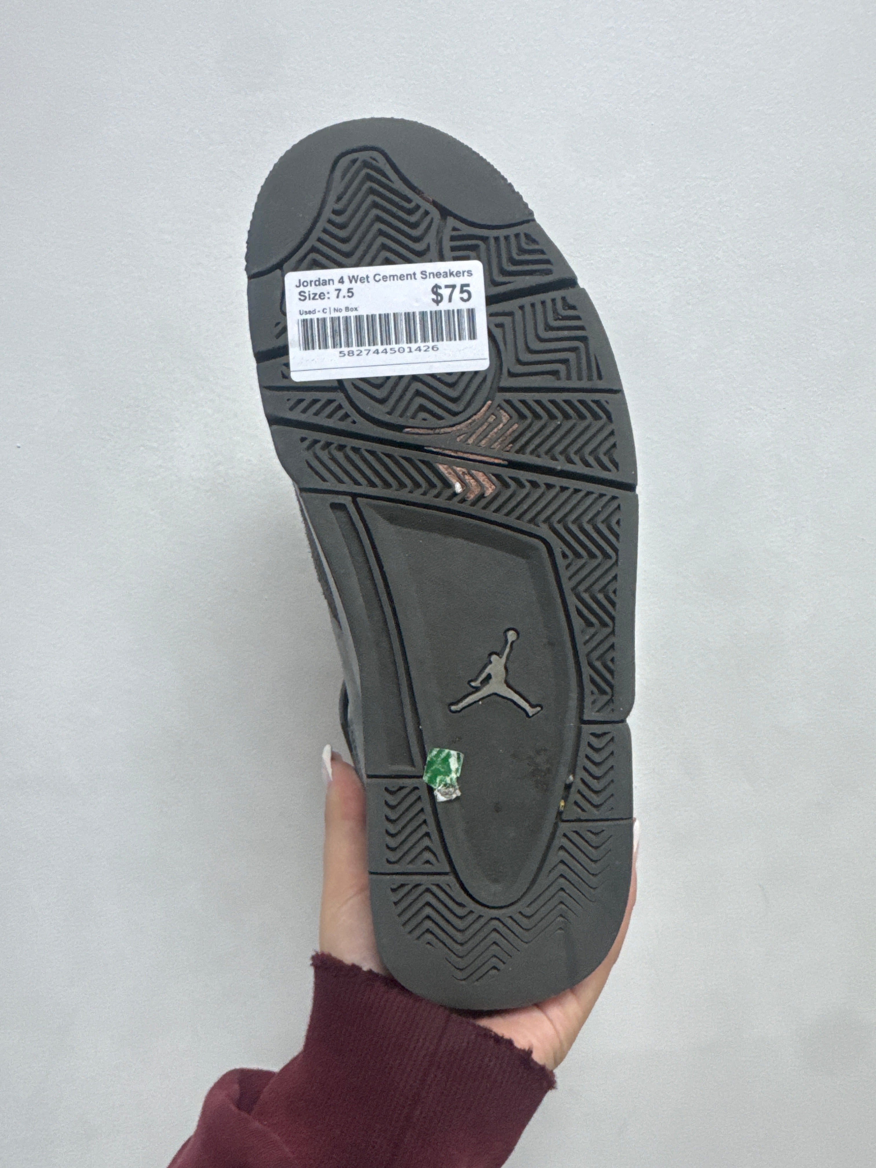 Jordan 4 Wet Cement Sneakers