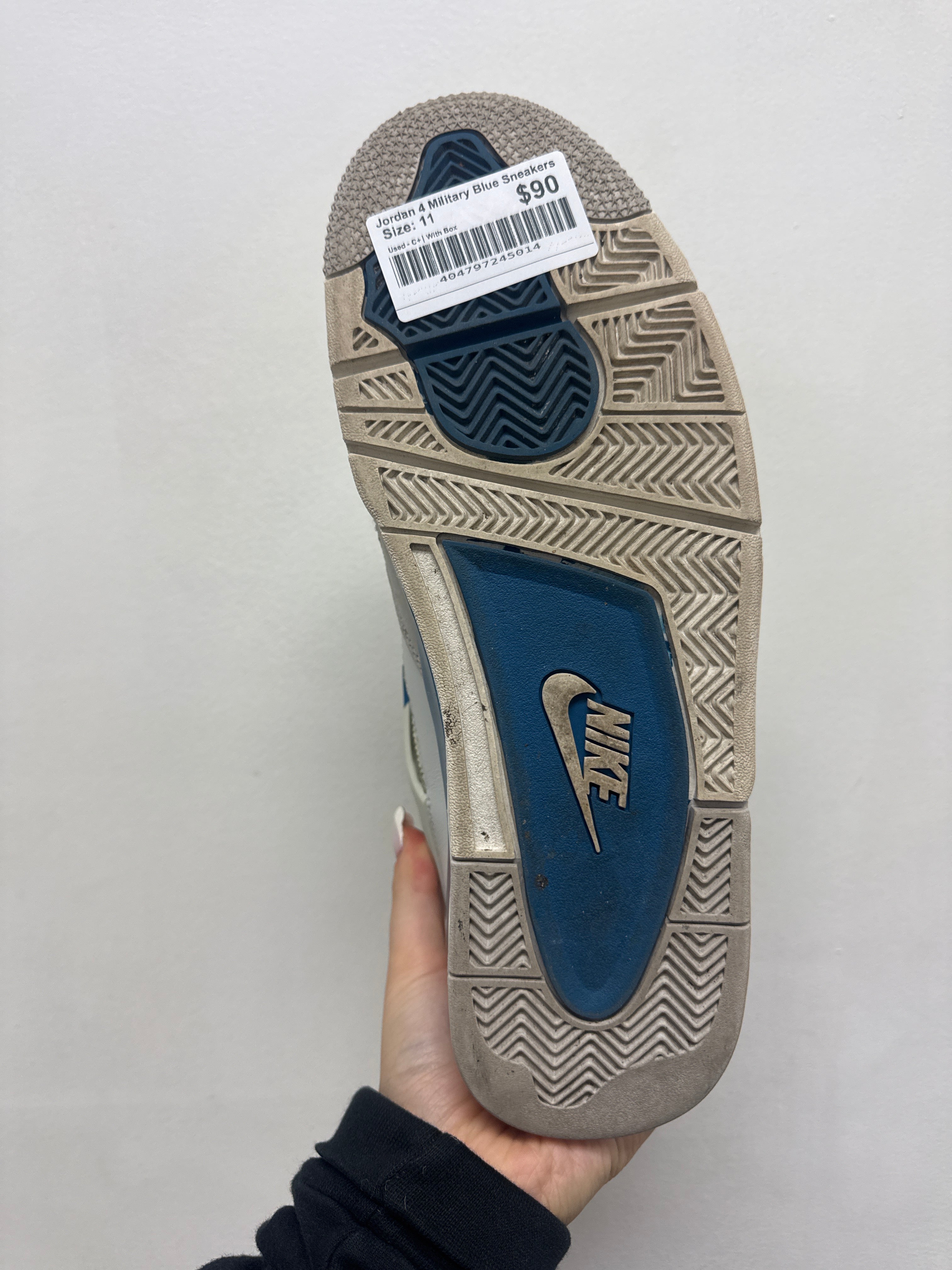 Jordan 4 Military Blue Sneakers