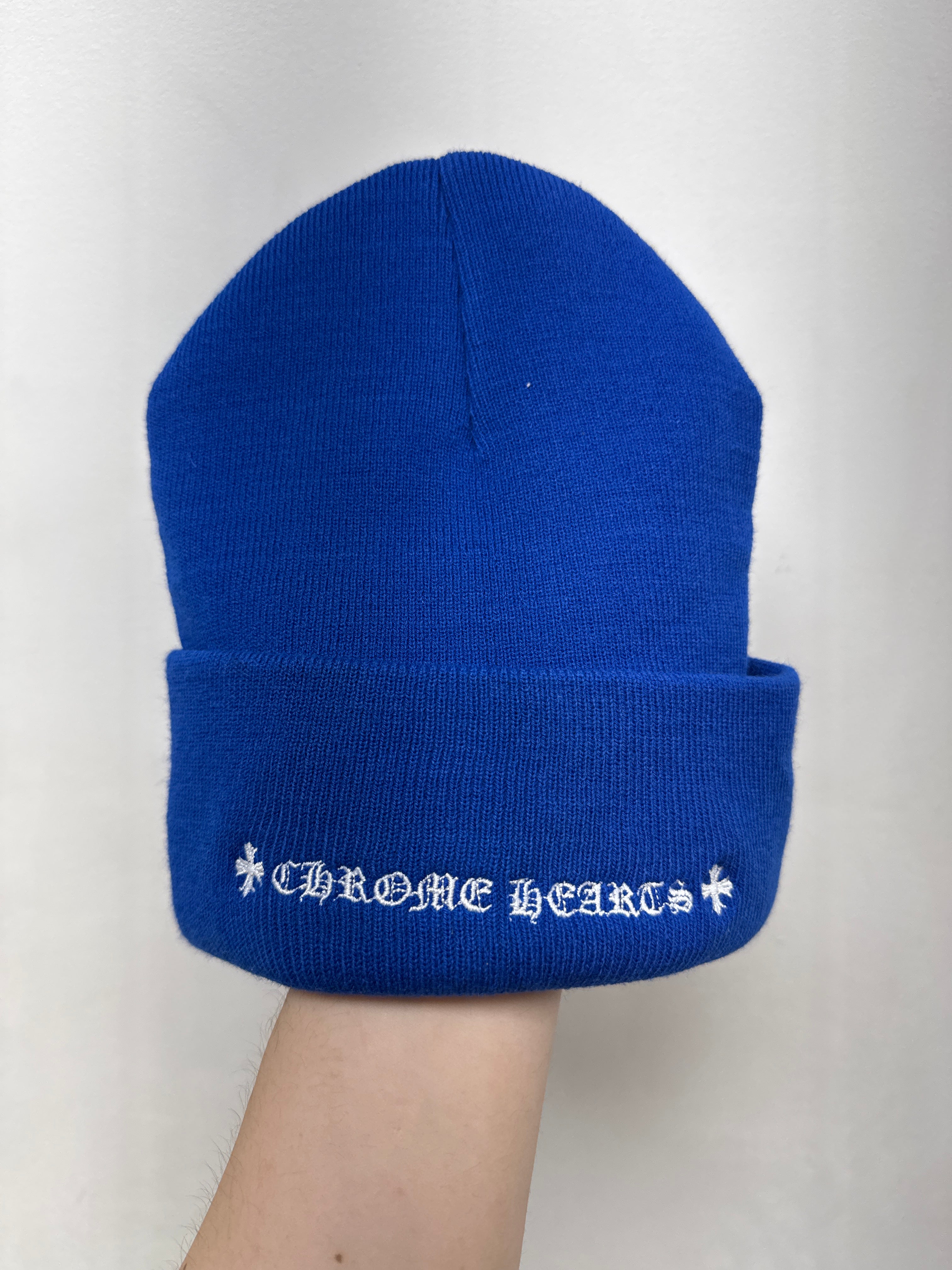 Chrome Hearts Blue White  CH Beanie