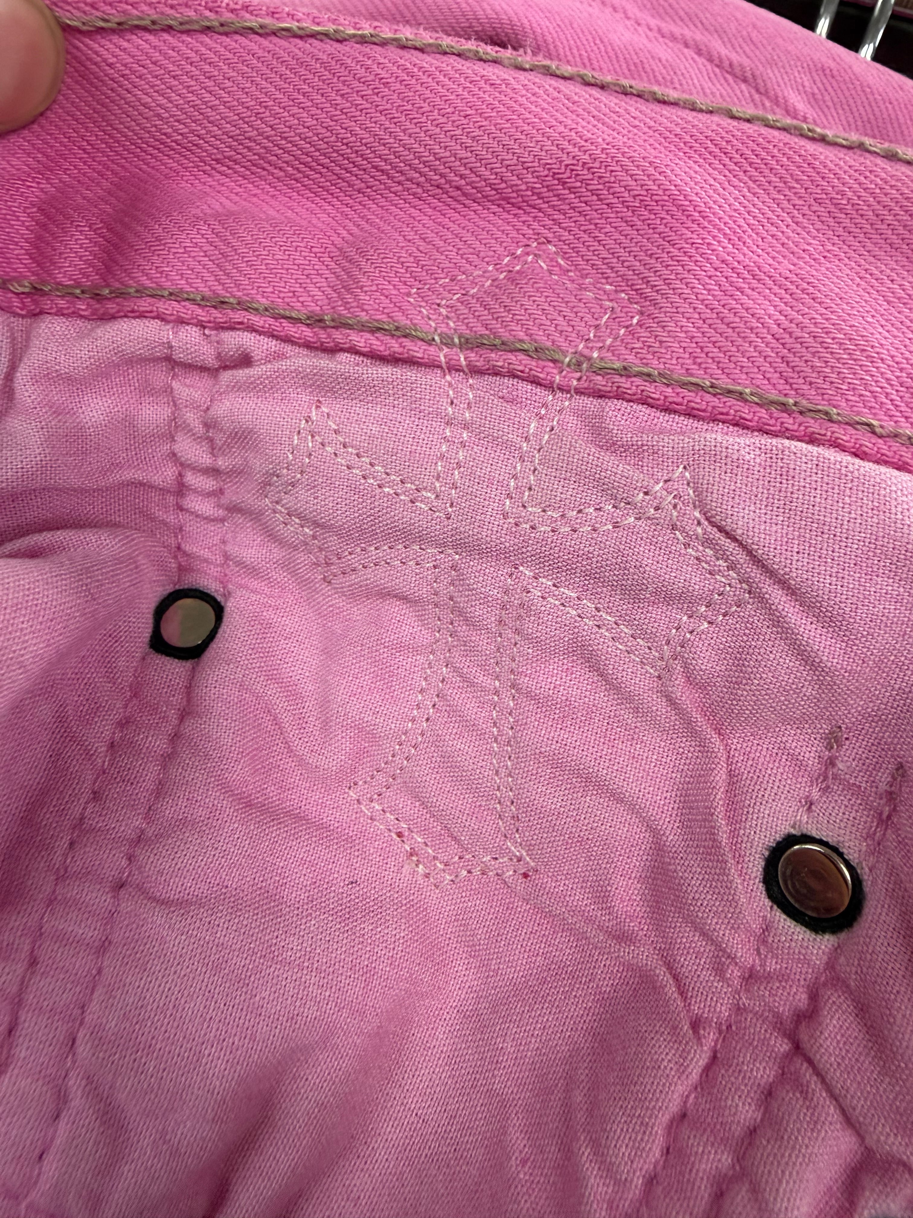 Chrome Hearts Pink Sex Records Levi's 501 Jeans