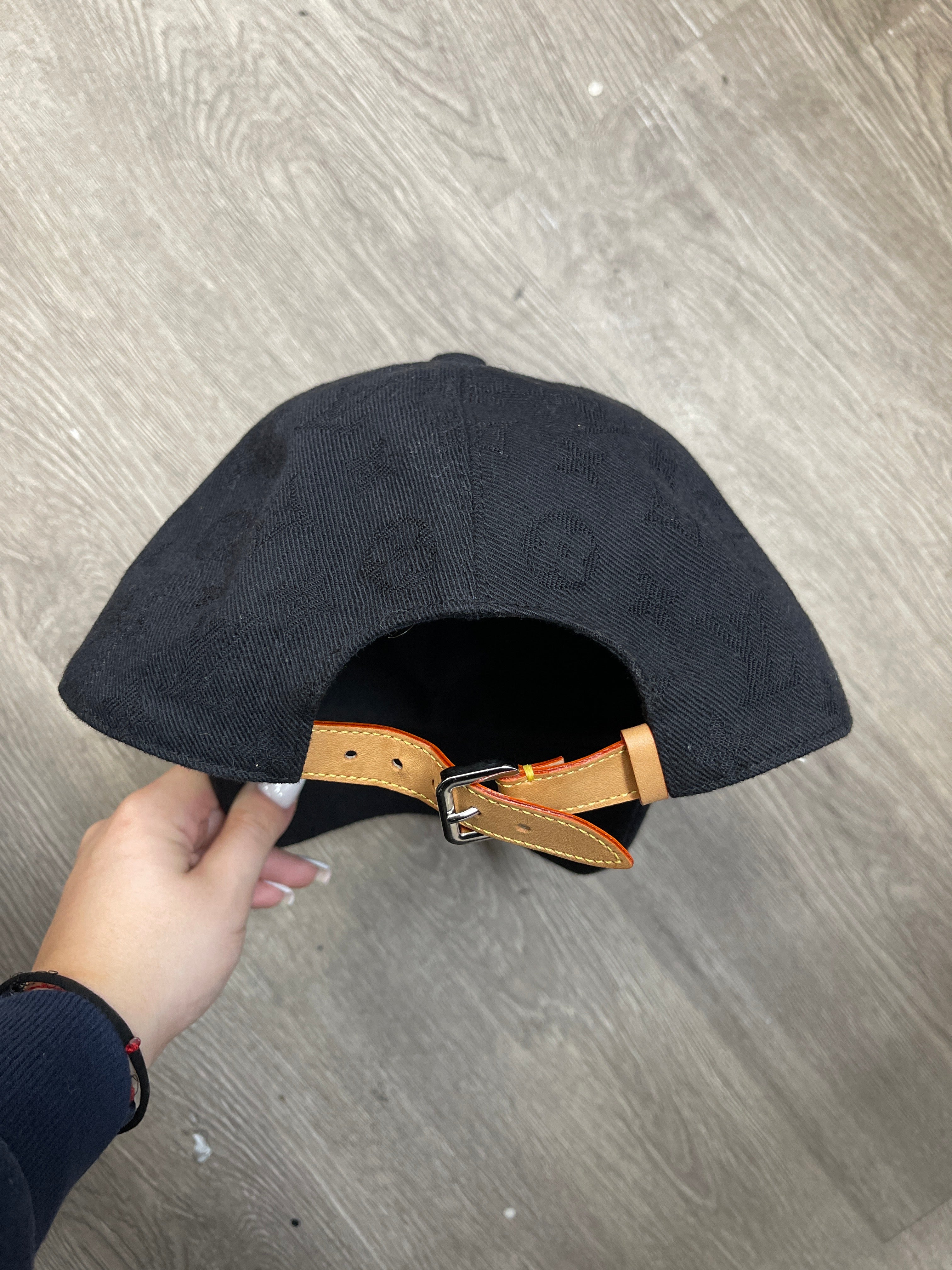 Louis Vuitton Black Monogram Denim (58) Cap