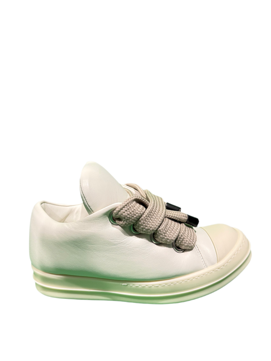 Rick Owens Jumbo Lace Sneakers Milk