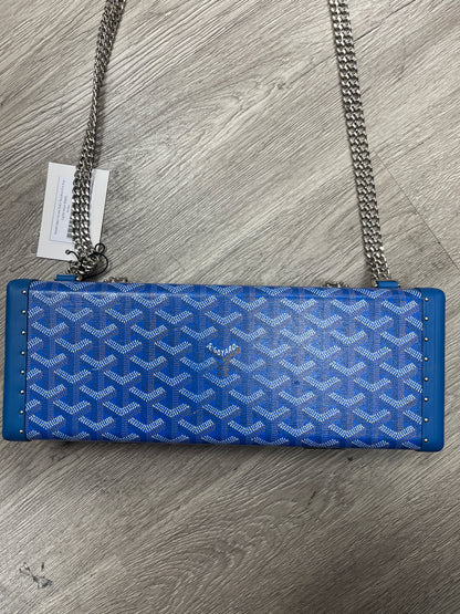 Goyard Saint Honore Clutch Sky Blue Lightly Worn No Box