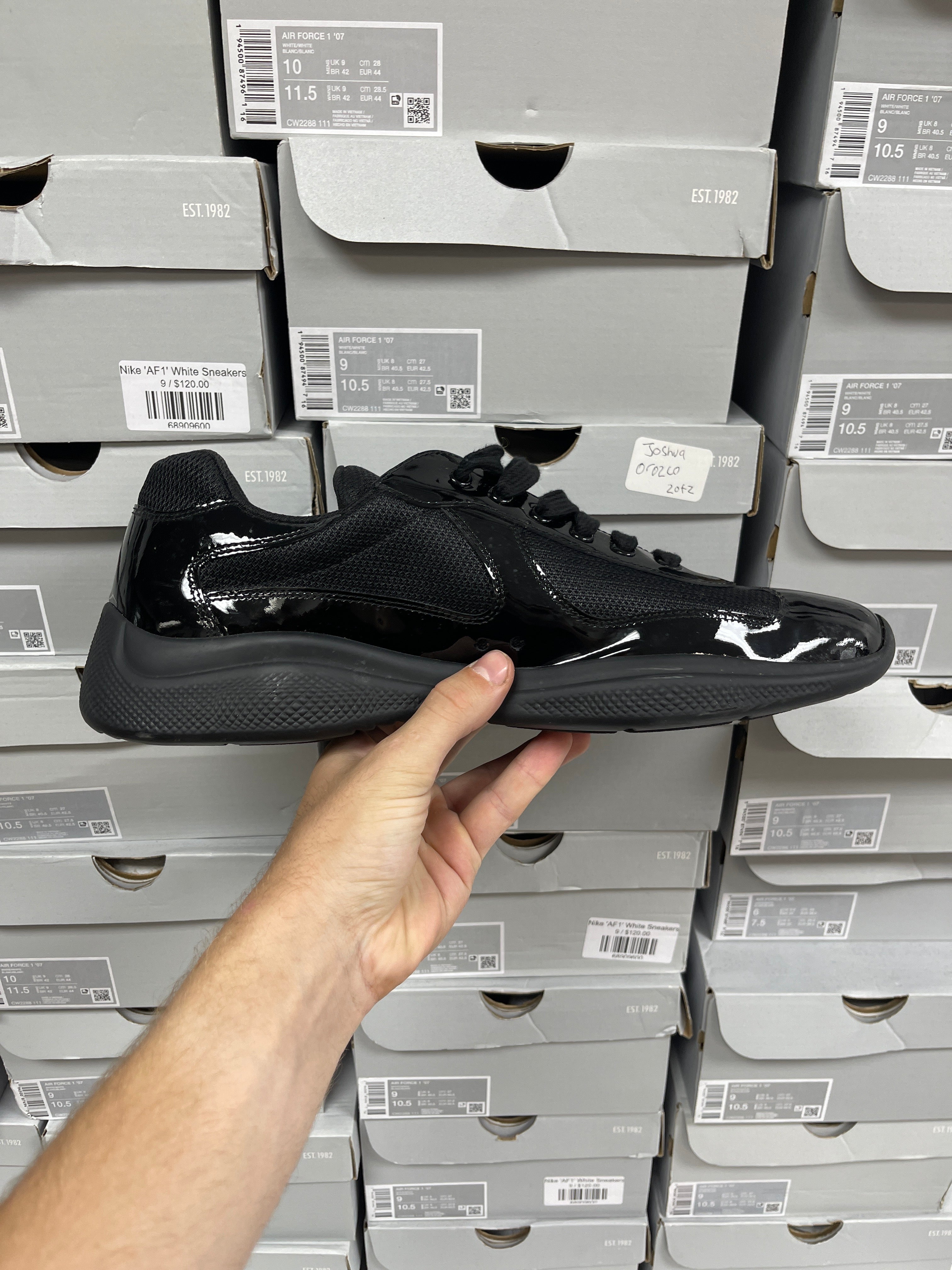 Prada Triple Black Cups Sneakers