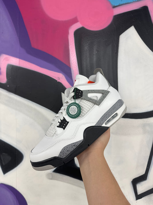 Jordan 4 White Cement New With Box