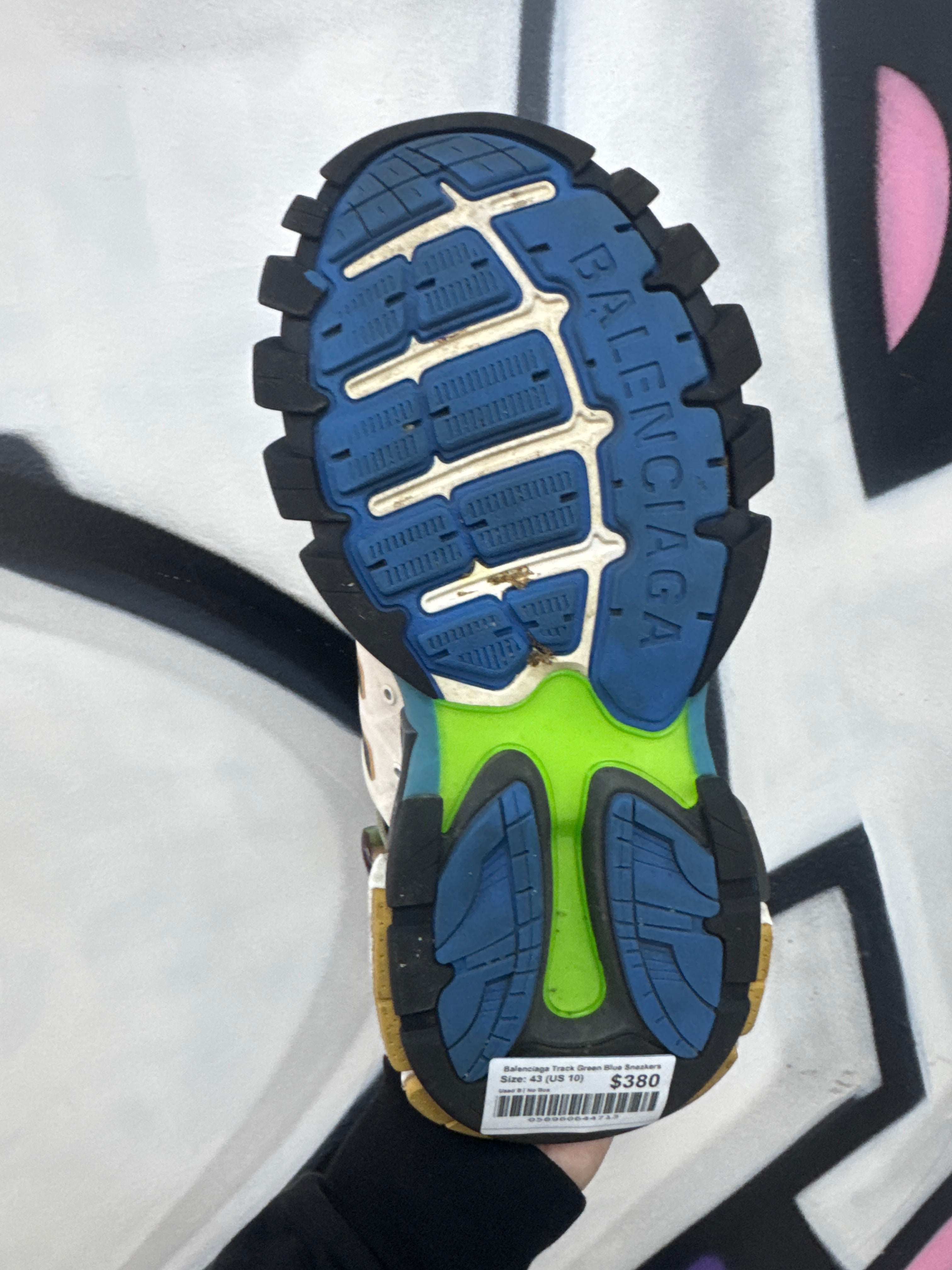 Balenciaga Track Green Blue Sneakers