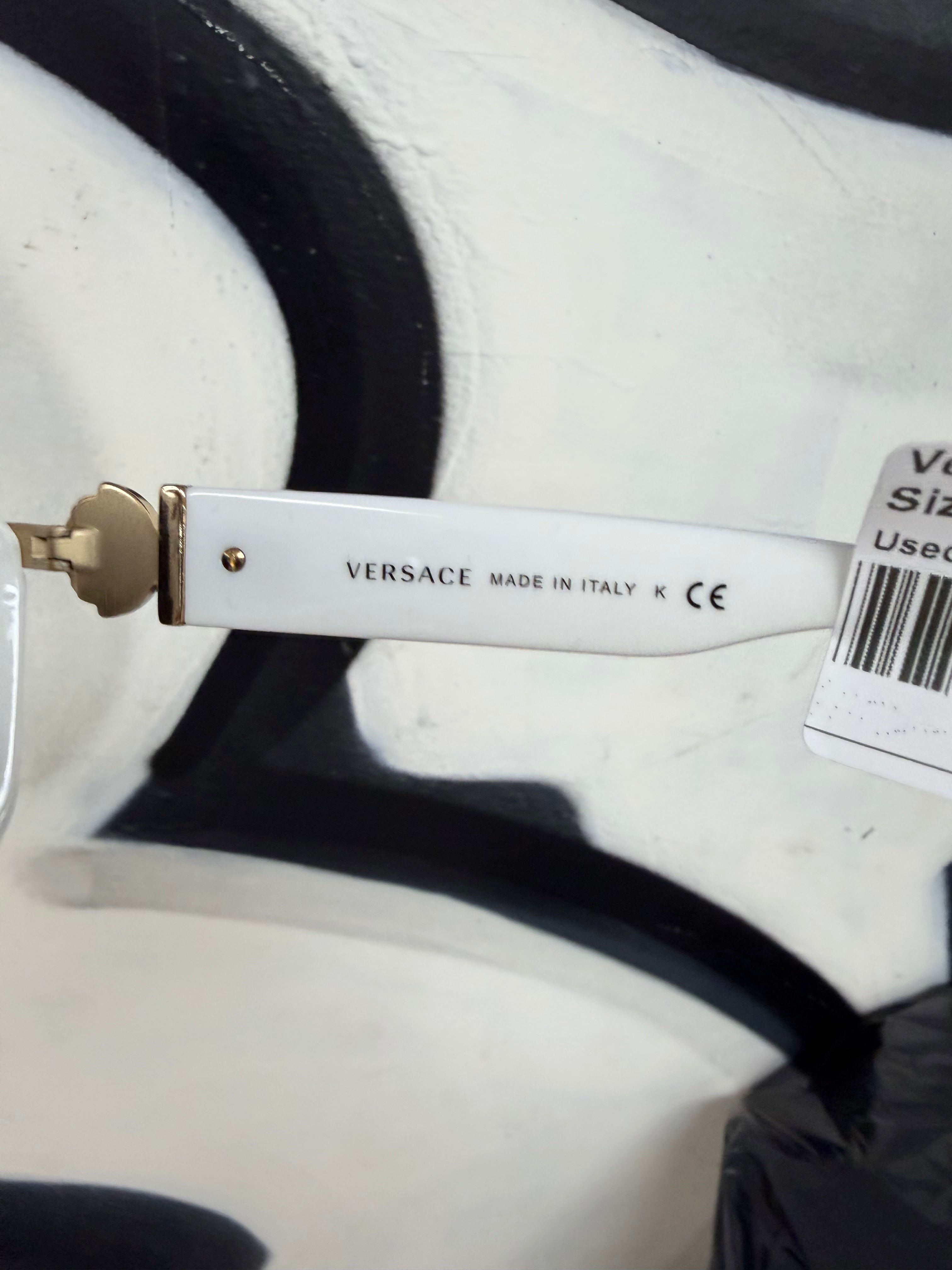 Versace White Gold Sunglasses