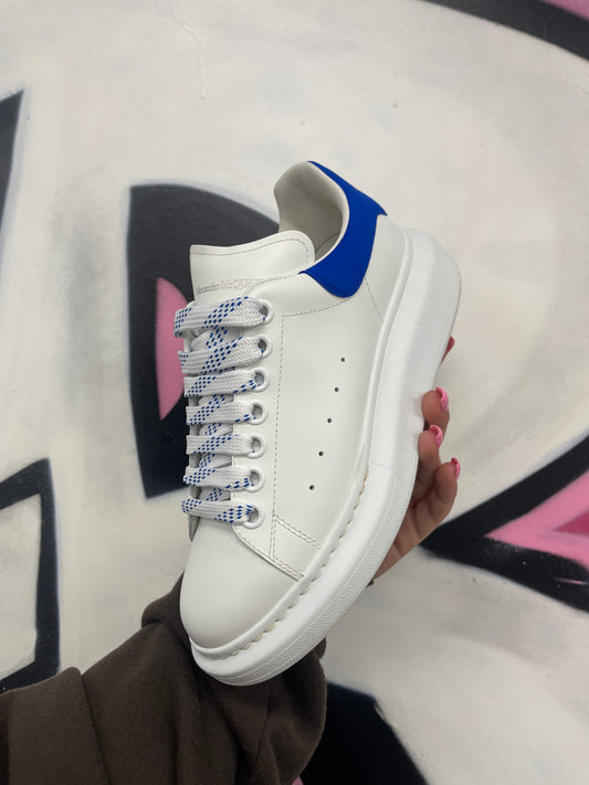 Alexander McQueen Sneakers White Blue  Used 37 With Box