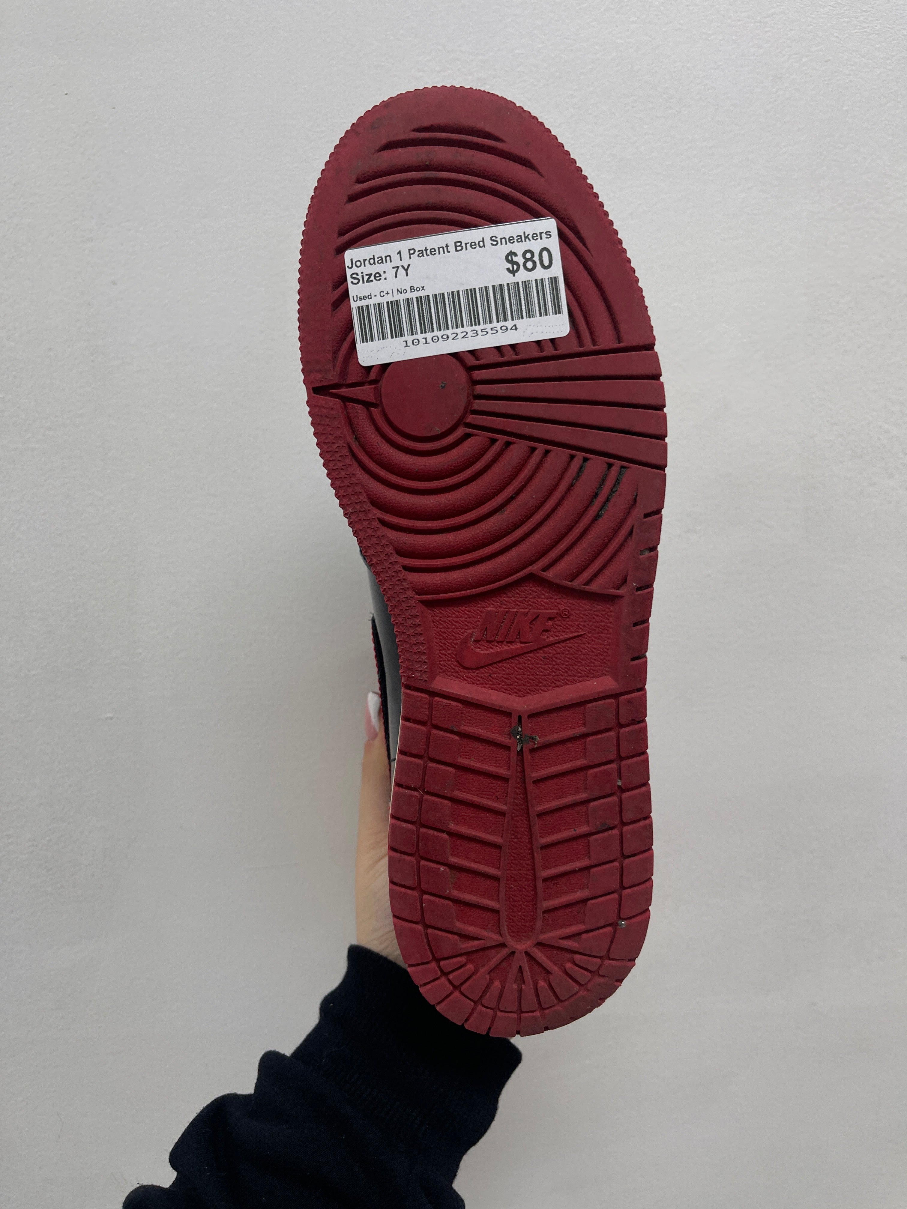 Jordan 1 Patent Bred Sneakers