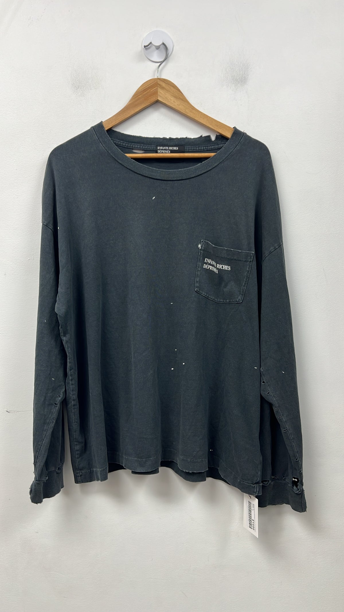 ENFANTS RICHES DÉPRIMÉS Pocket Logo Long Sleeve