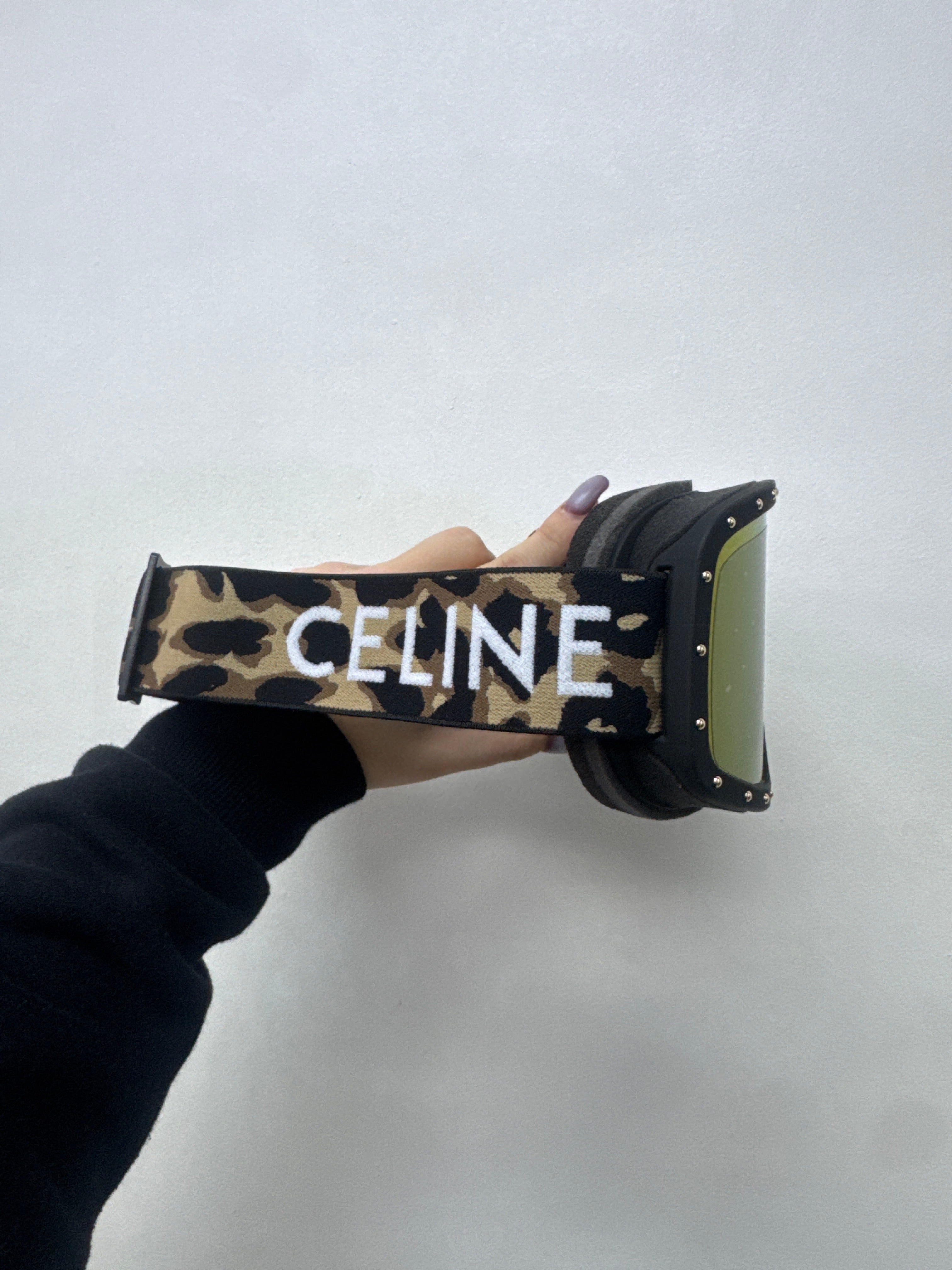 Celine Cheetah Ski Goggles Accessories