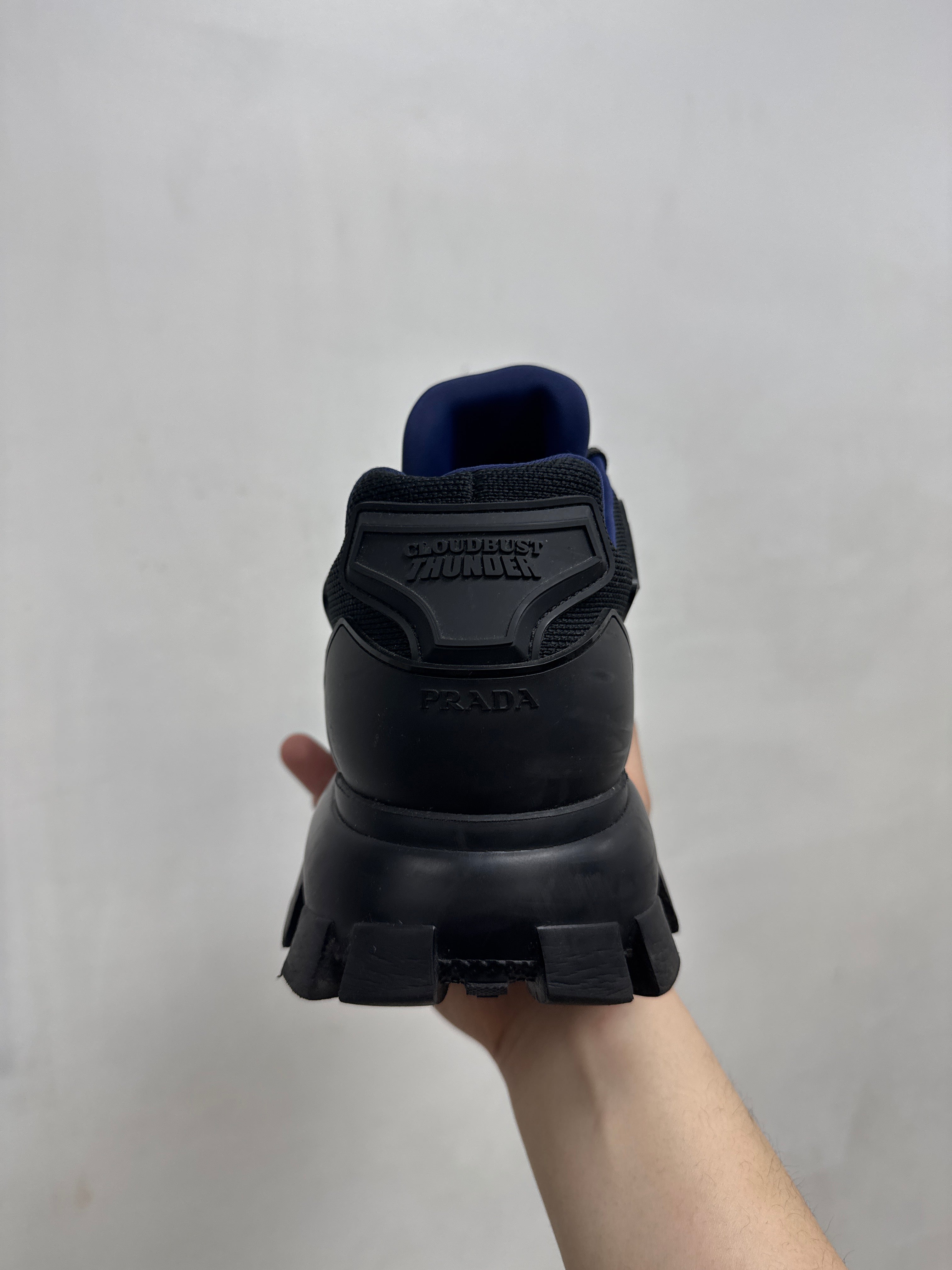 Prada Cloudbust  Black Holographc Sneakers