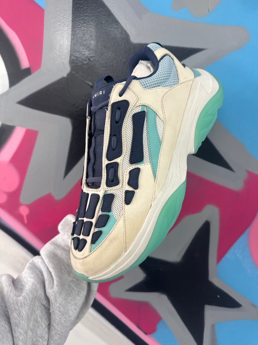 Amiri Bone Runner Teal Baby Blue size:US 15 New