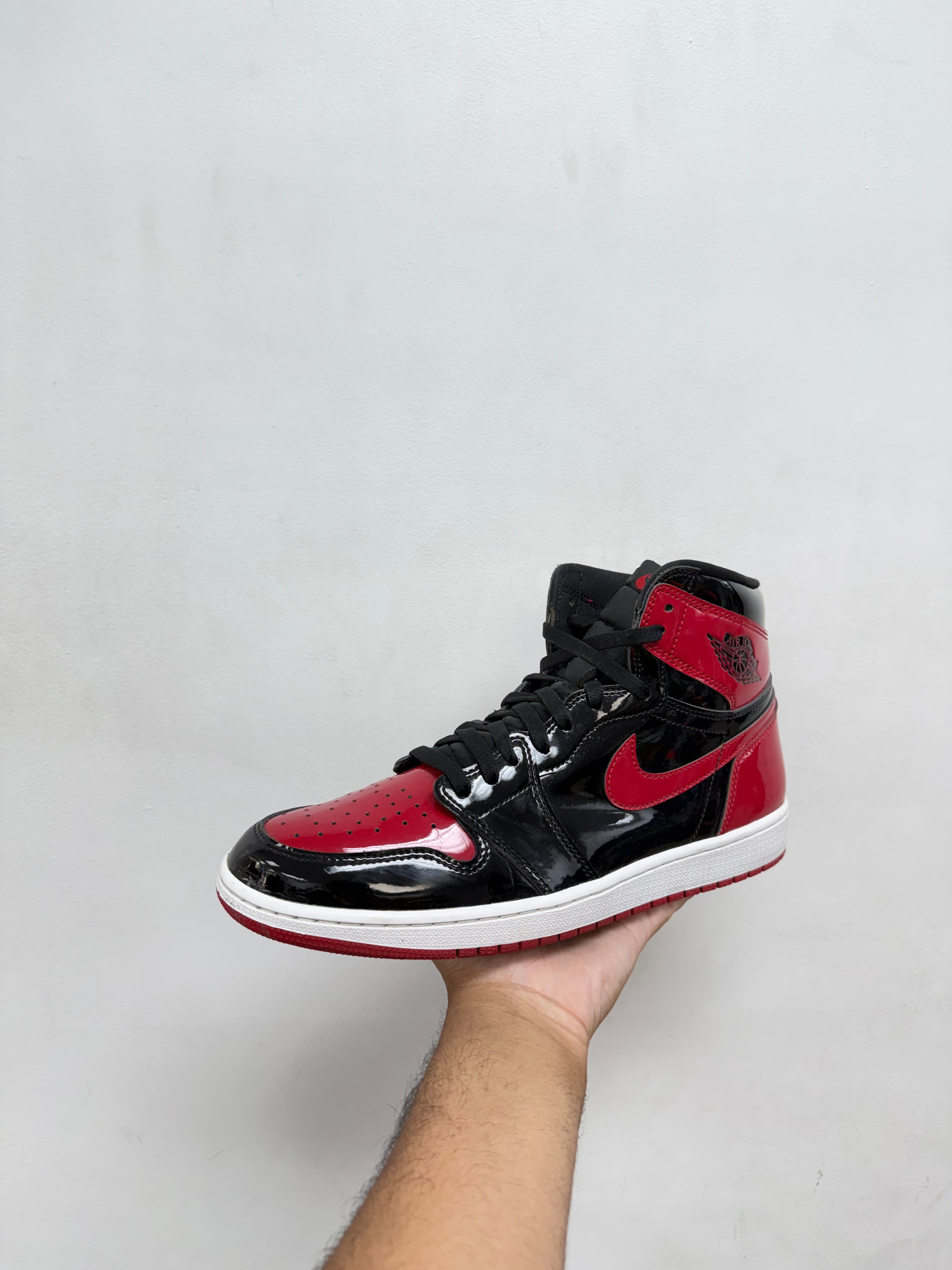 Jordan 1 Patent Bred Sneakers