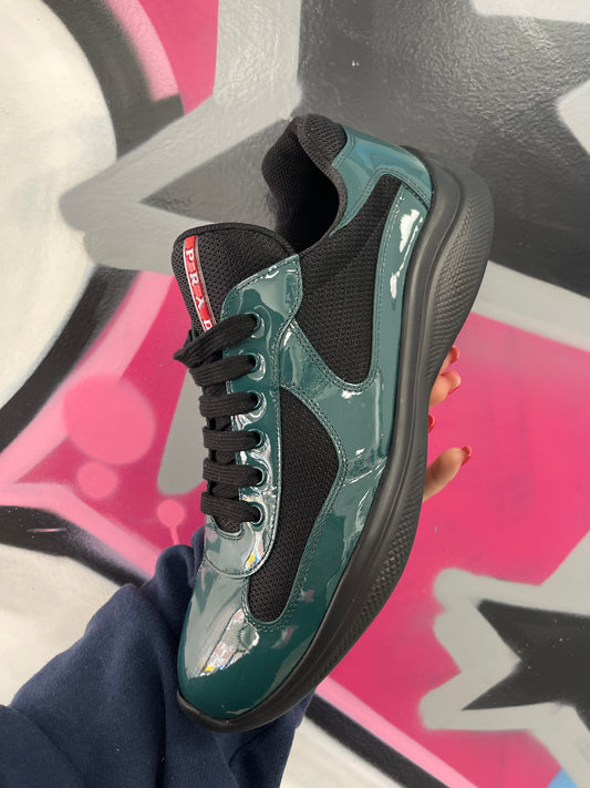Prada Cup Dark Green Sneakers