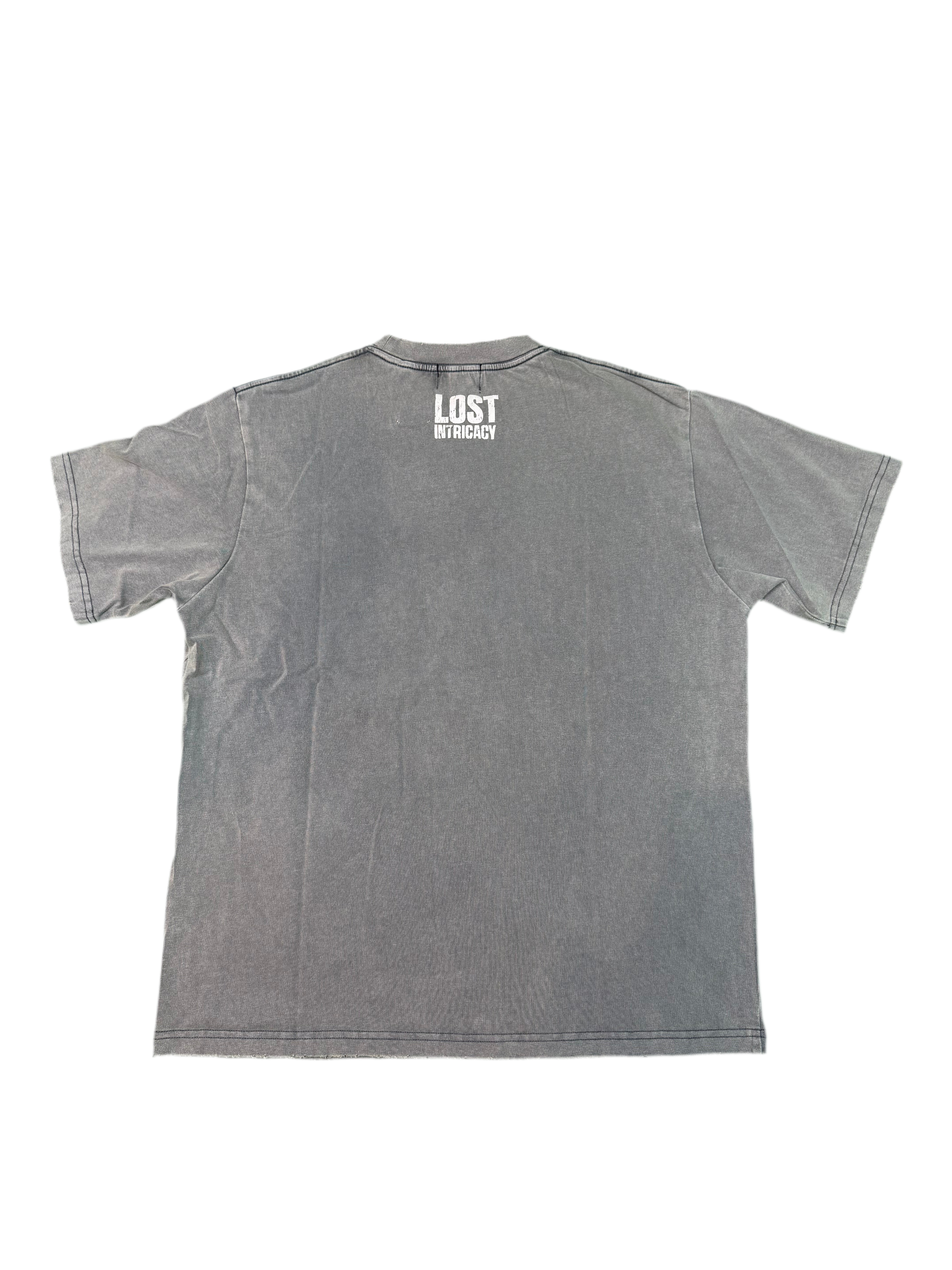 Lost Intricacy Grey Outline Tee