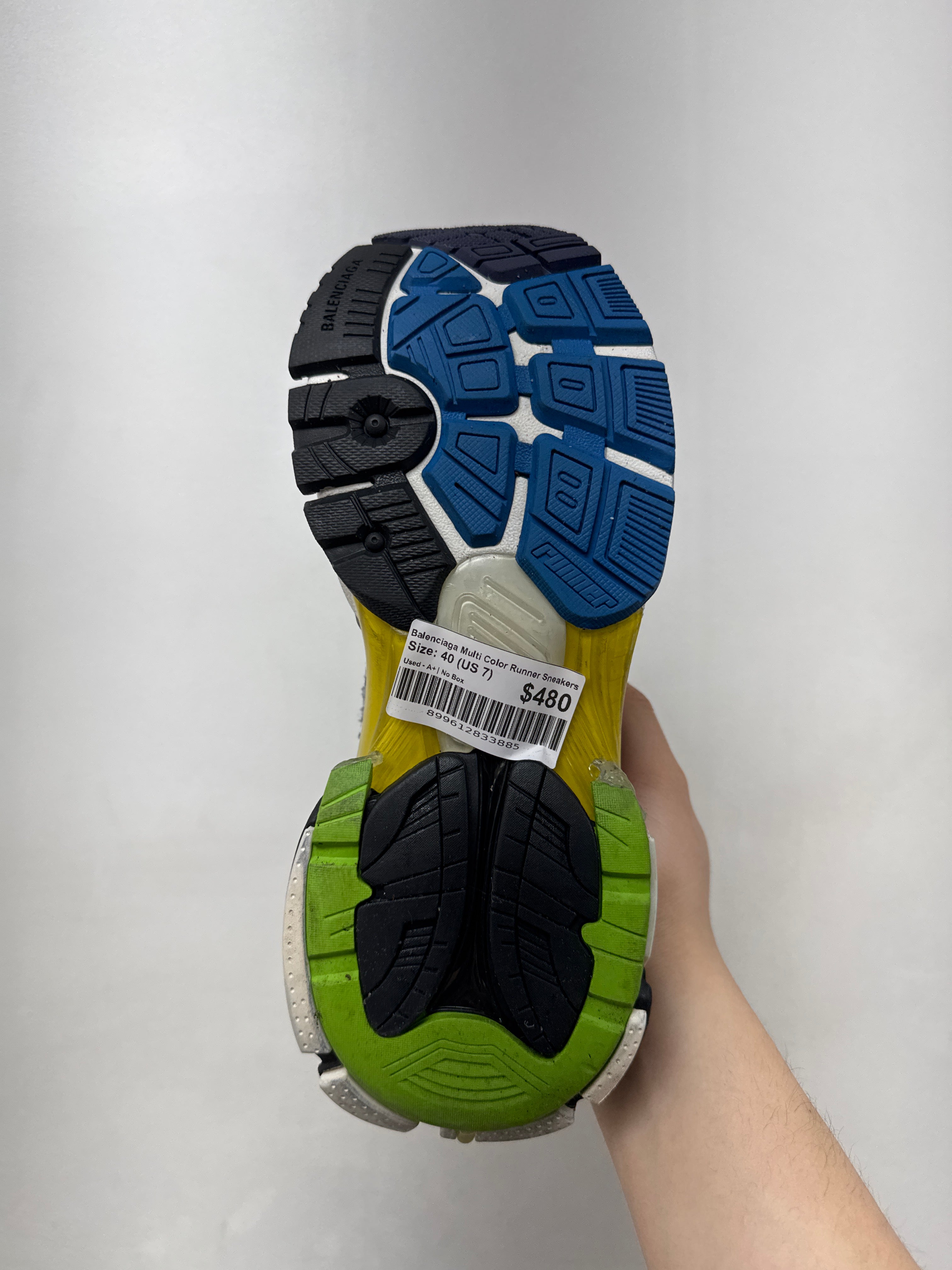 Balenciaga Multi Color Runner Sneakers