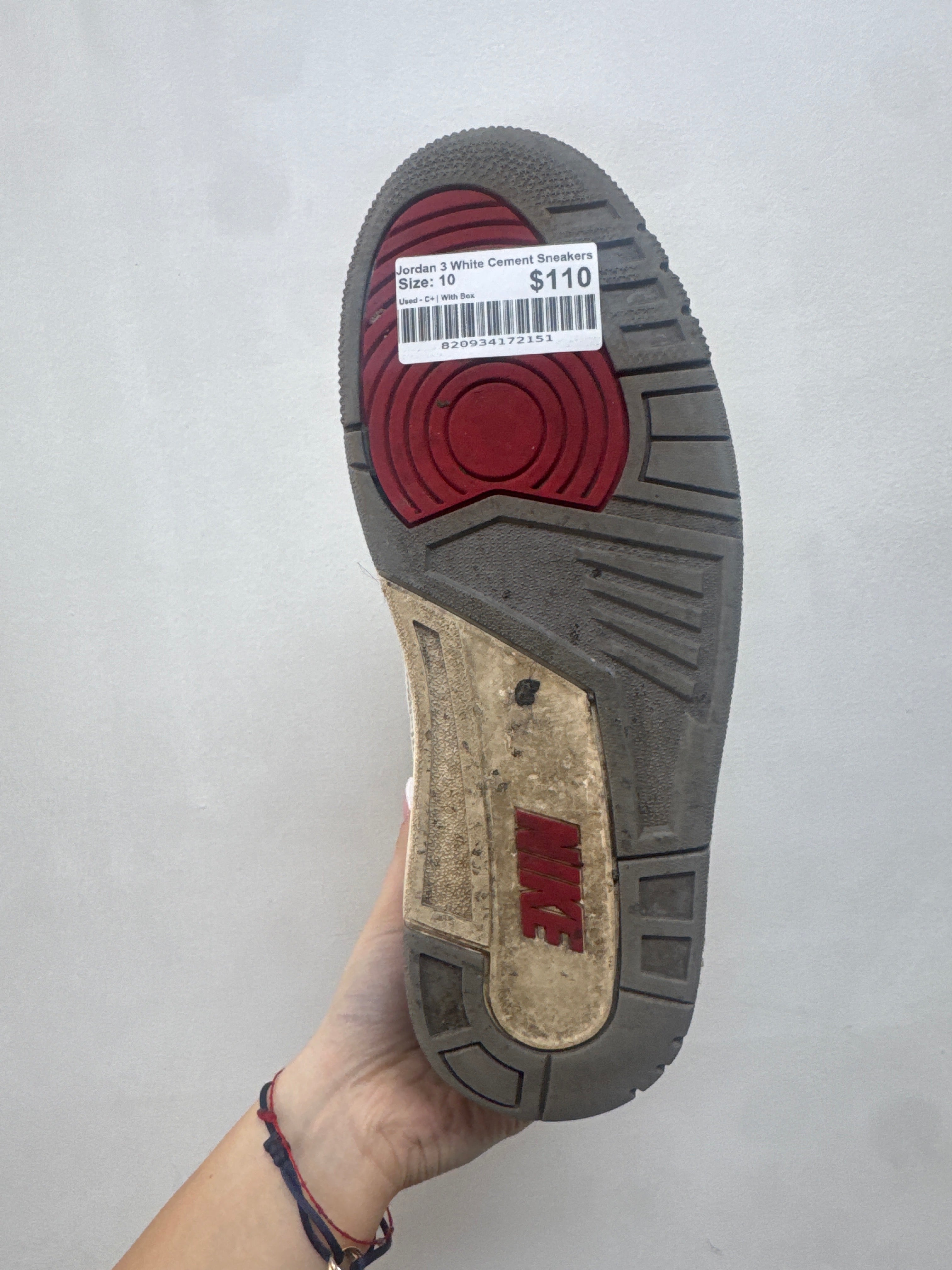 Jordan 3 White Cement Sneakers