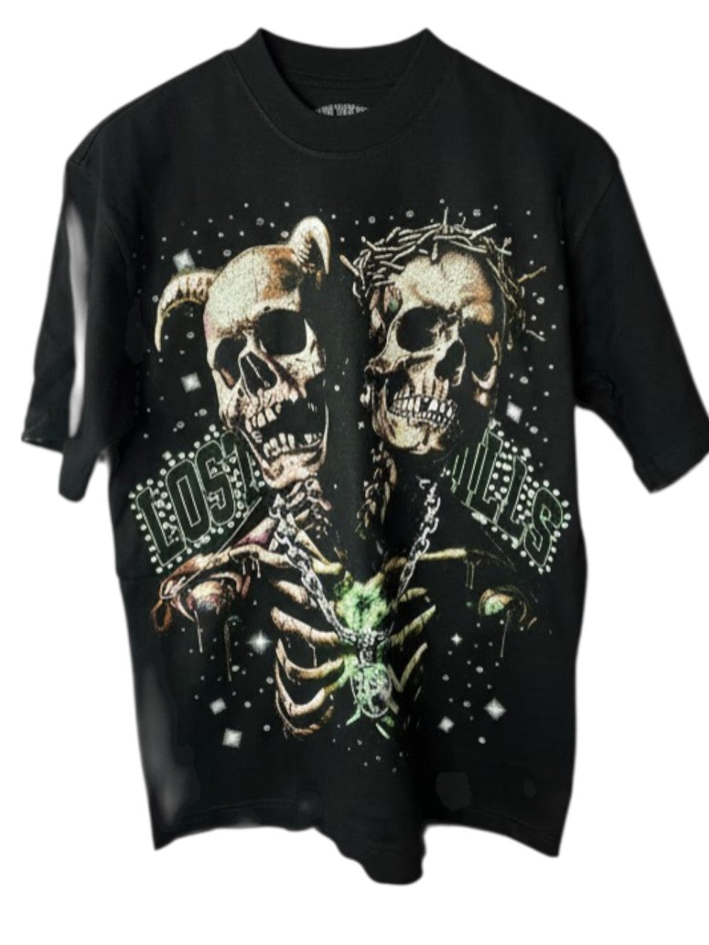 Lost In The Hills 'Twins' Black Tee