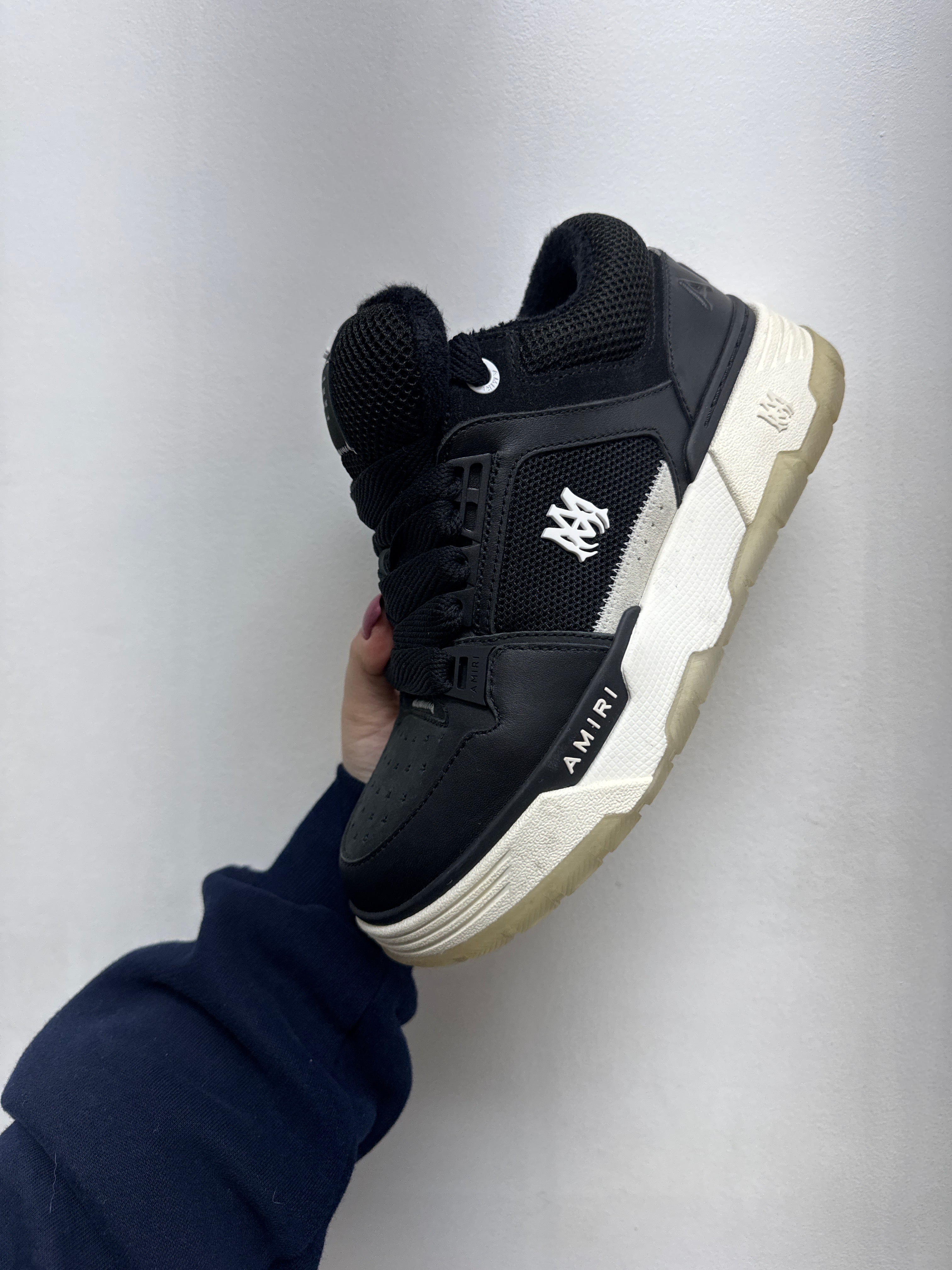 Amiri MA1 Black White Sneakers