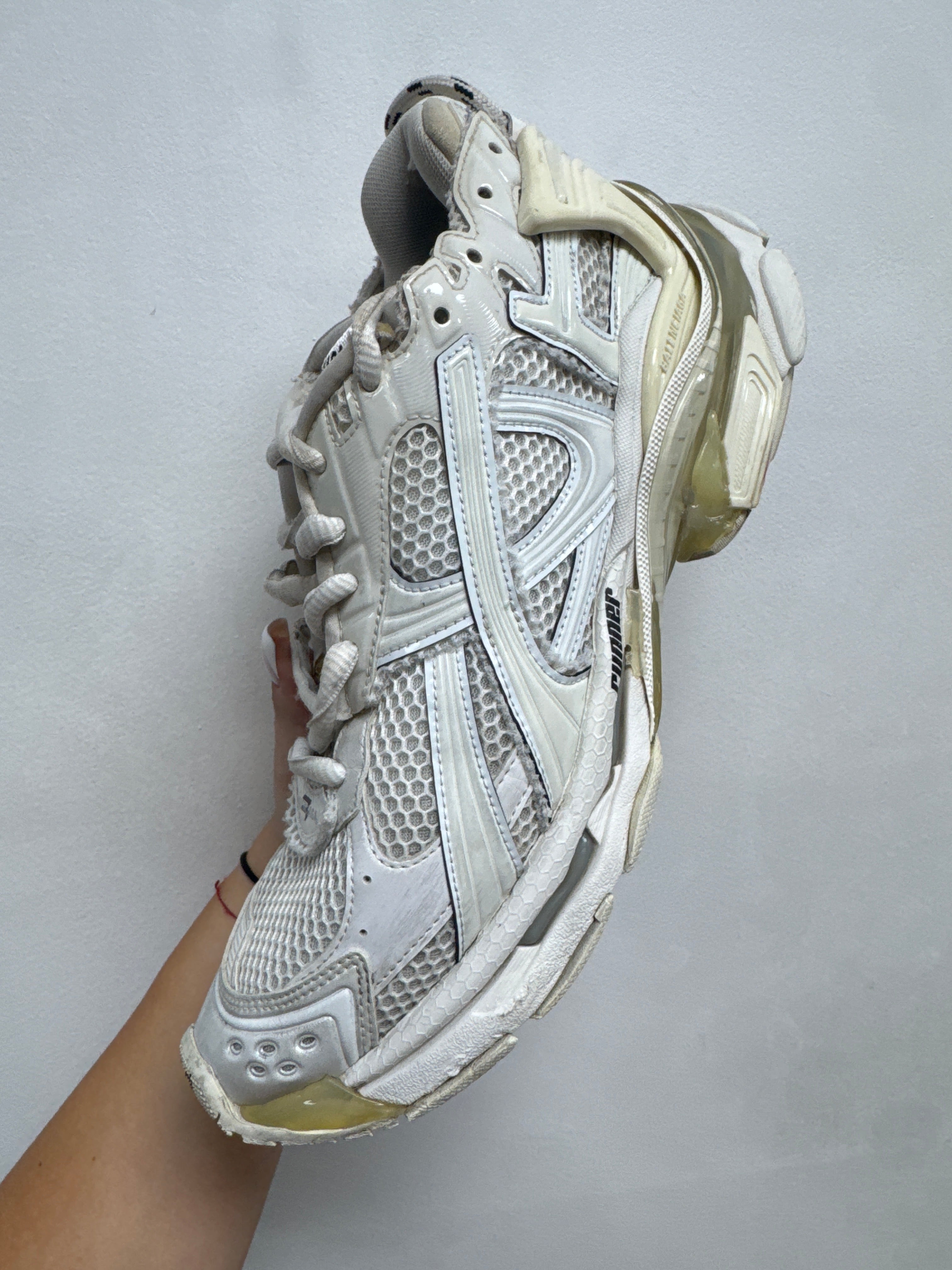 Balenciaga Triple White Runner Sneakers