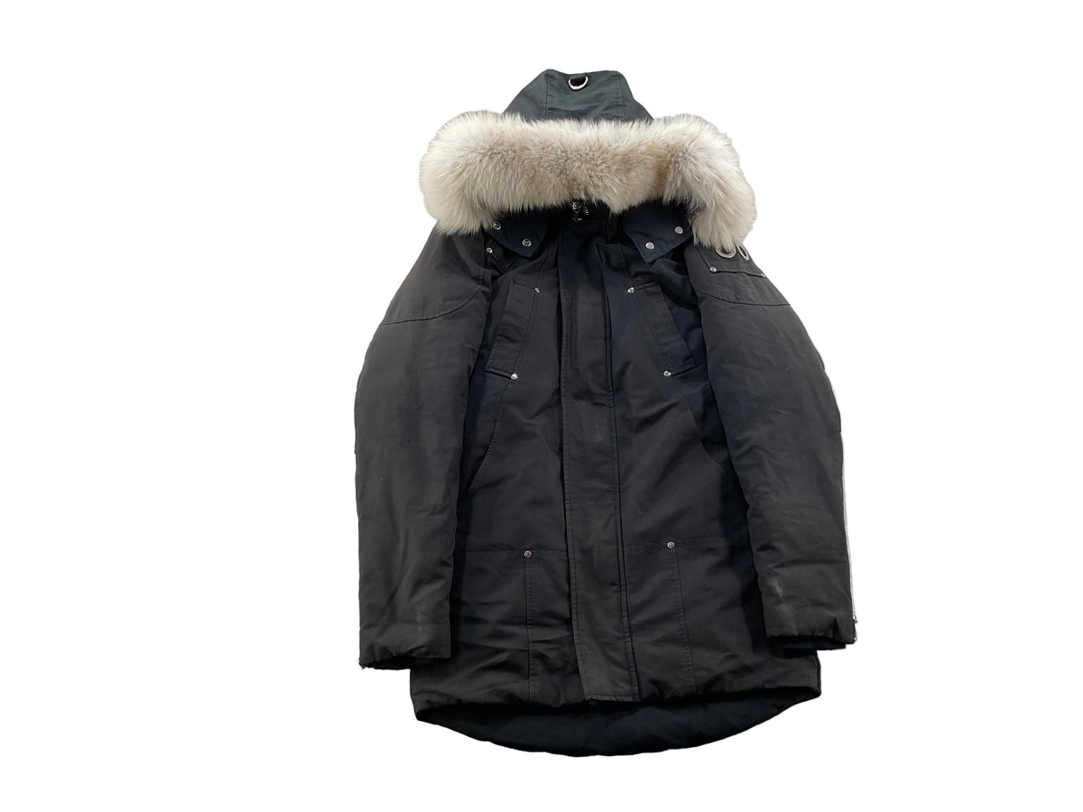 Moose Knuckles Black White Fur (Old Season) Parka