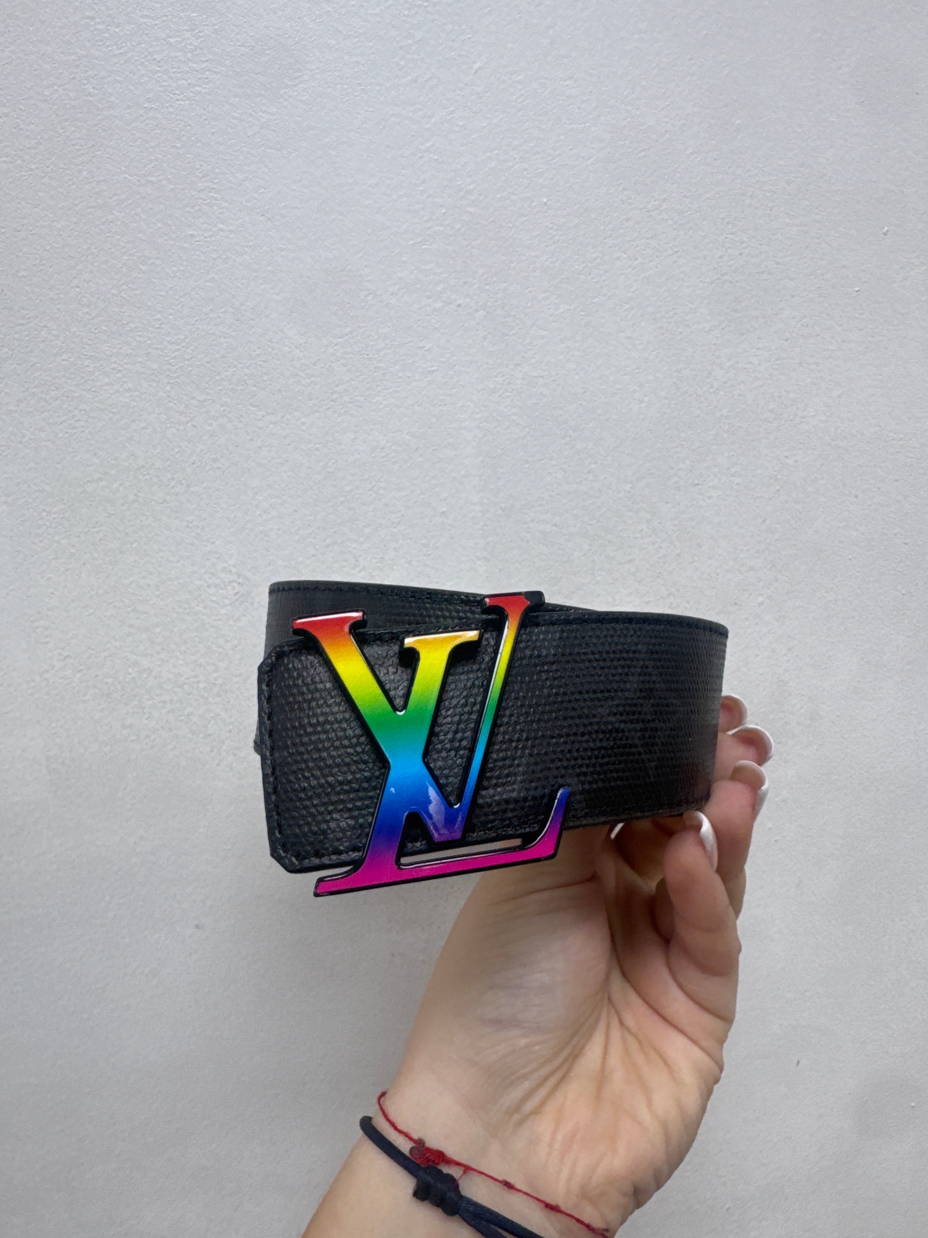 Louis Vuitton Black Multi Color Belt