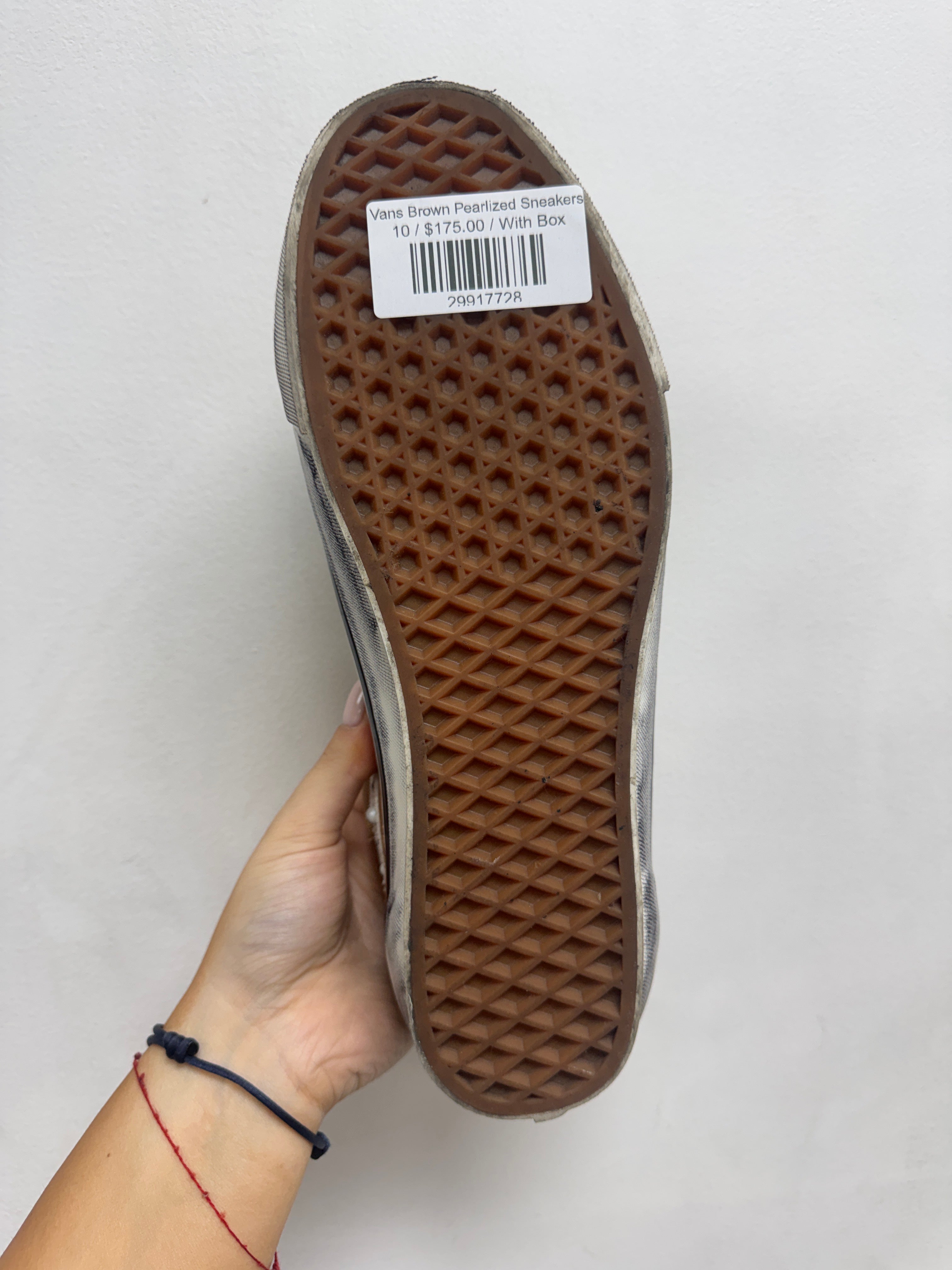 Vans Brown Pearlized Sneakers