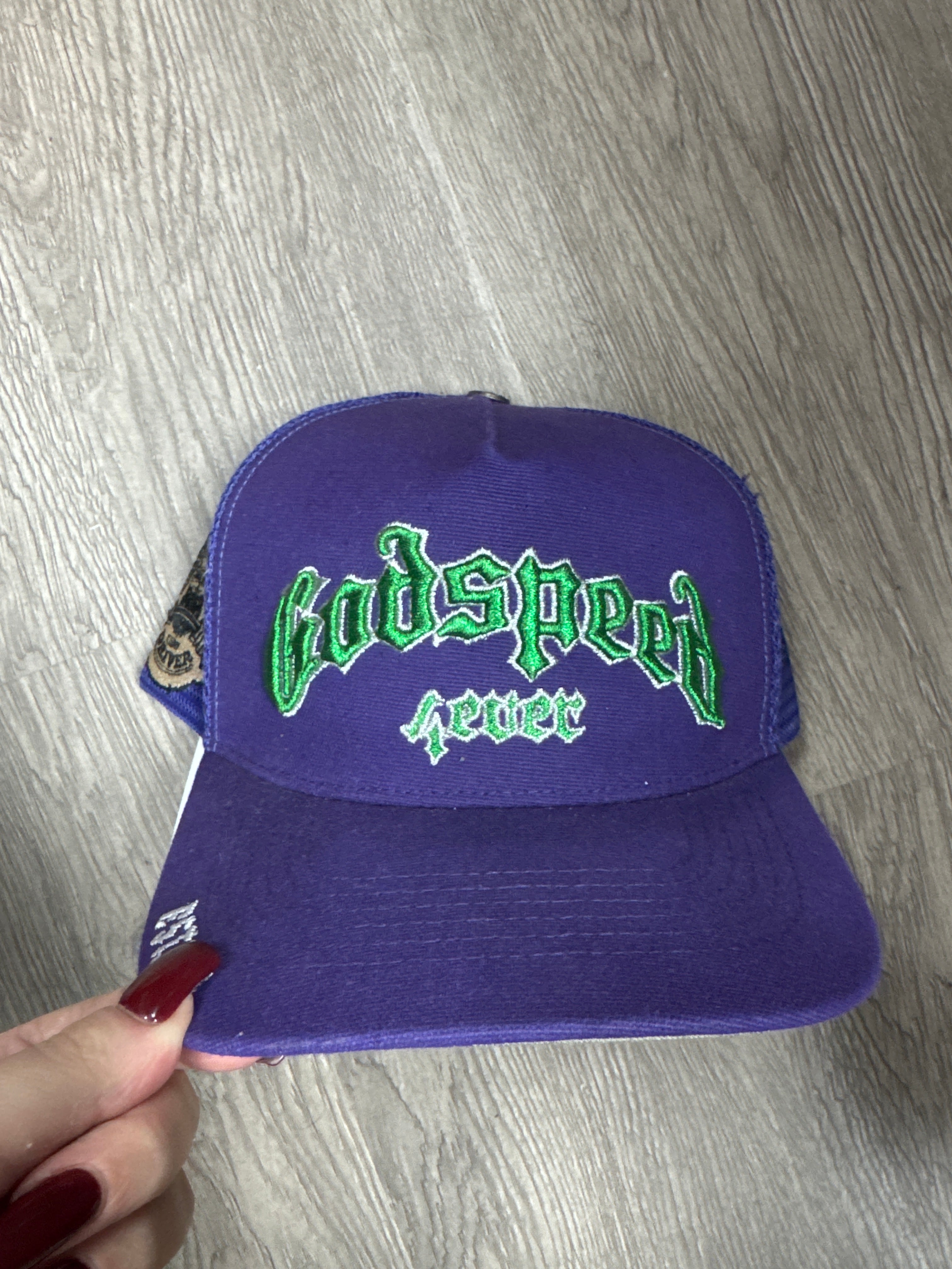 Godspeed Green Red 4Ever Trucker Hat