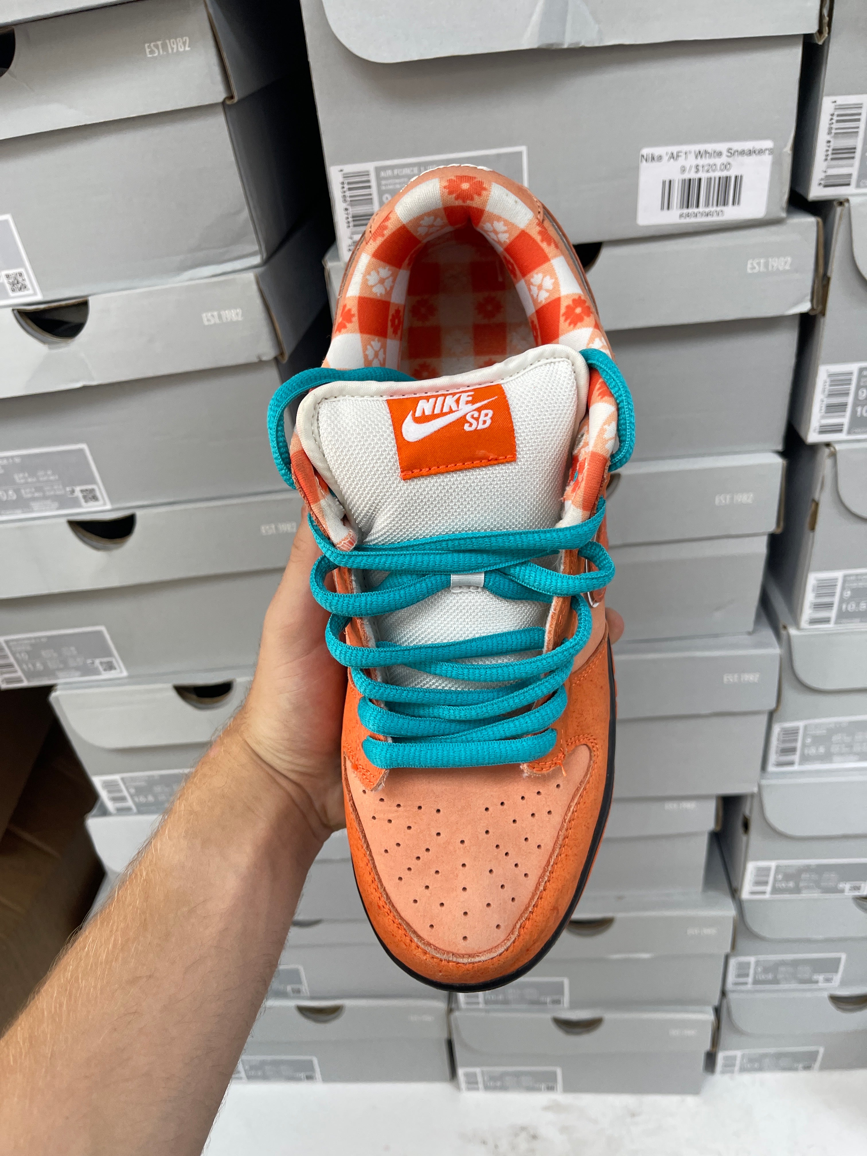 Nike SB Dunk Low Orange Lobster Sneakers