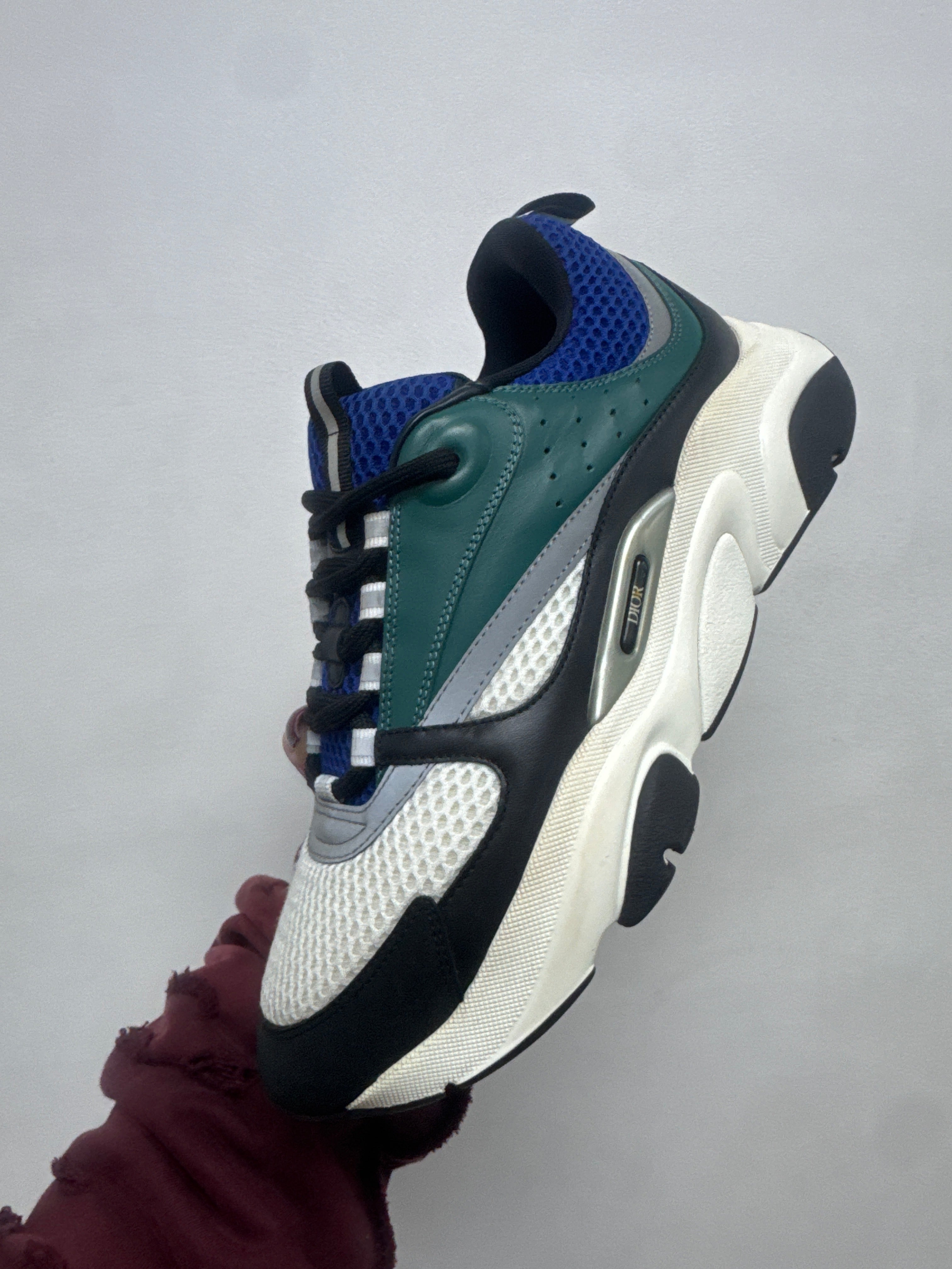 Dior Navy Teal B22 Sneakers