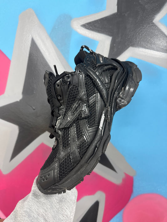 Balenciaga Track Runner Black Used With Box