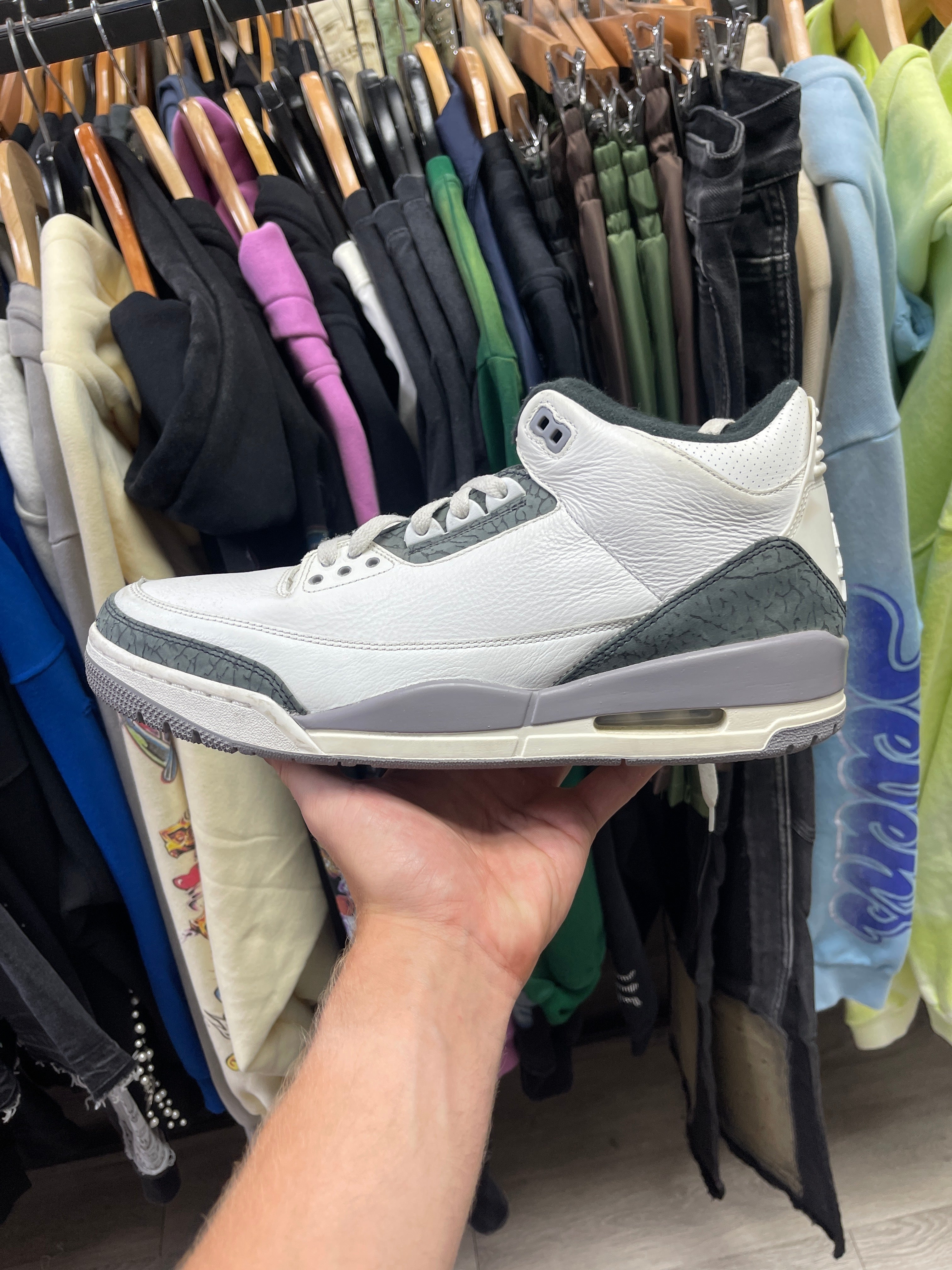 Jordan 3 Cement Grey New 12 With Box