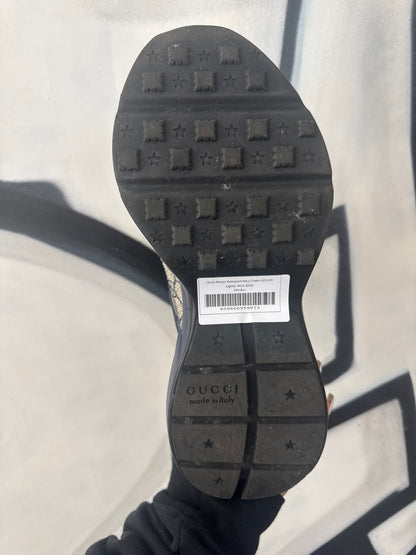 Gucci Rhyton Monogram Navy Cream (8G) Lightly Worn With Box