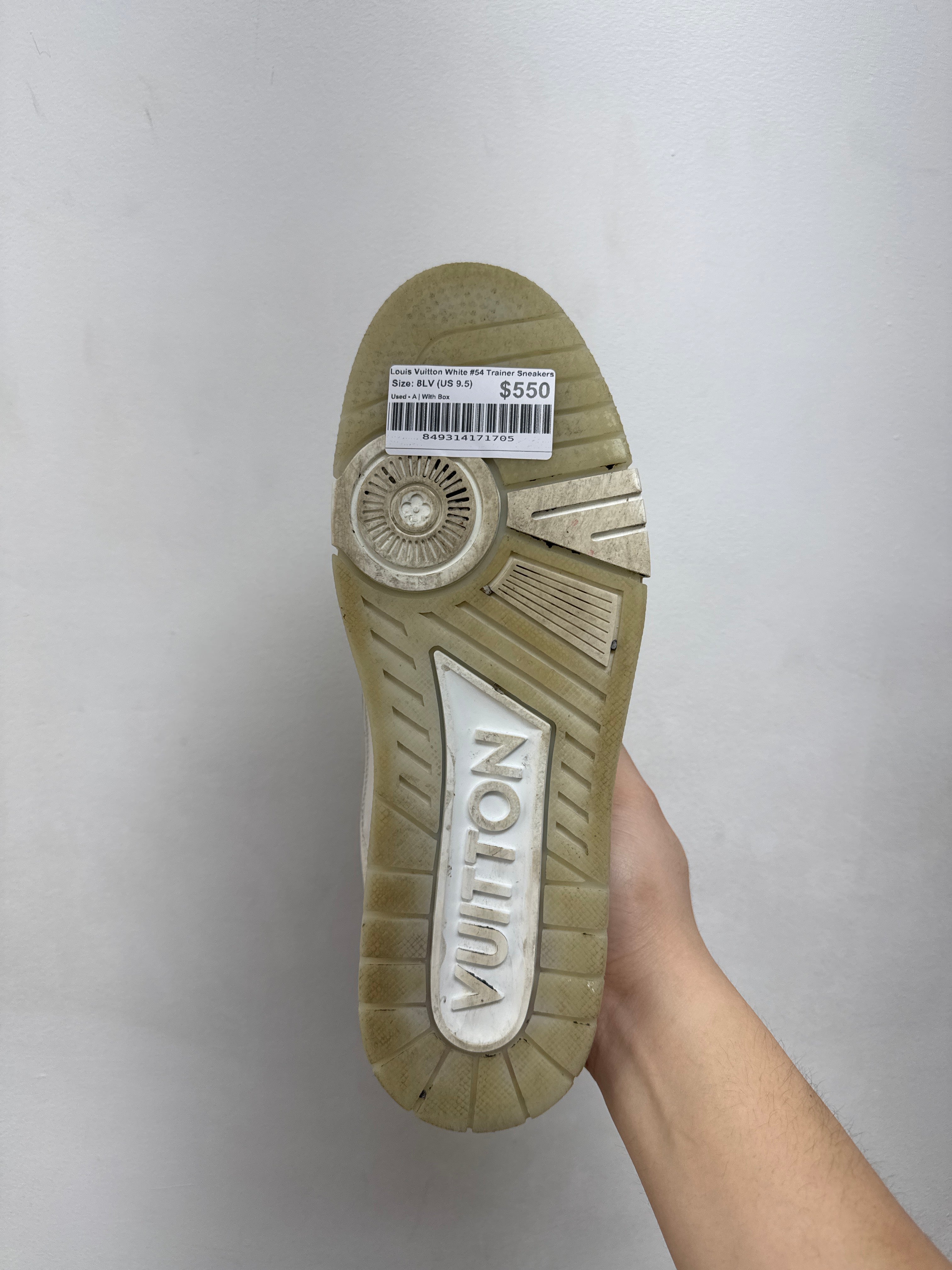 Louis Vuitton White #54 Trainer Sneakers
