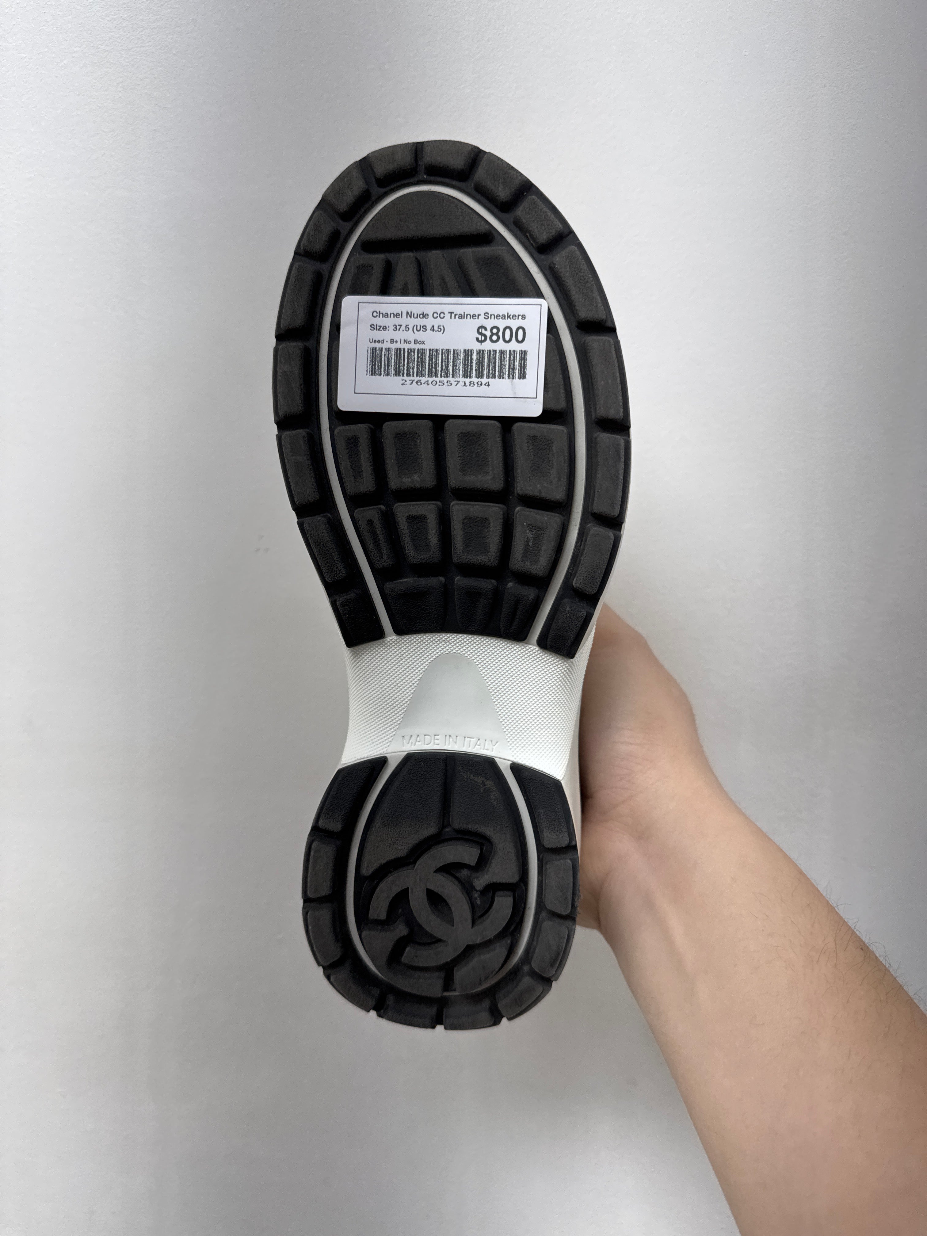 Chanel Nude CC Trainer Sneakers