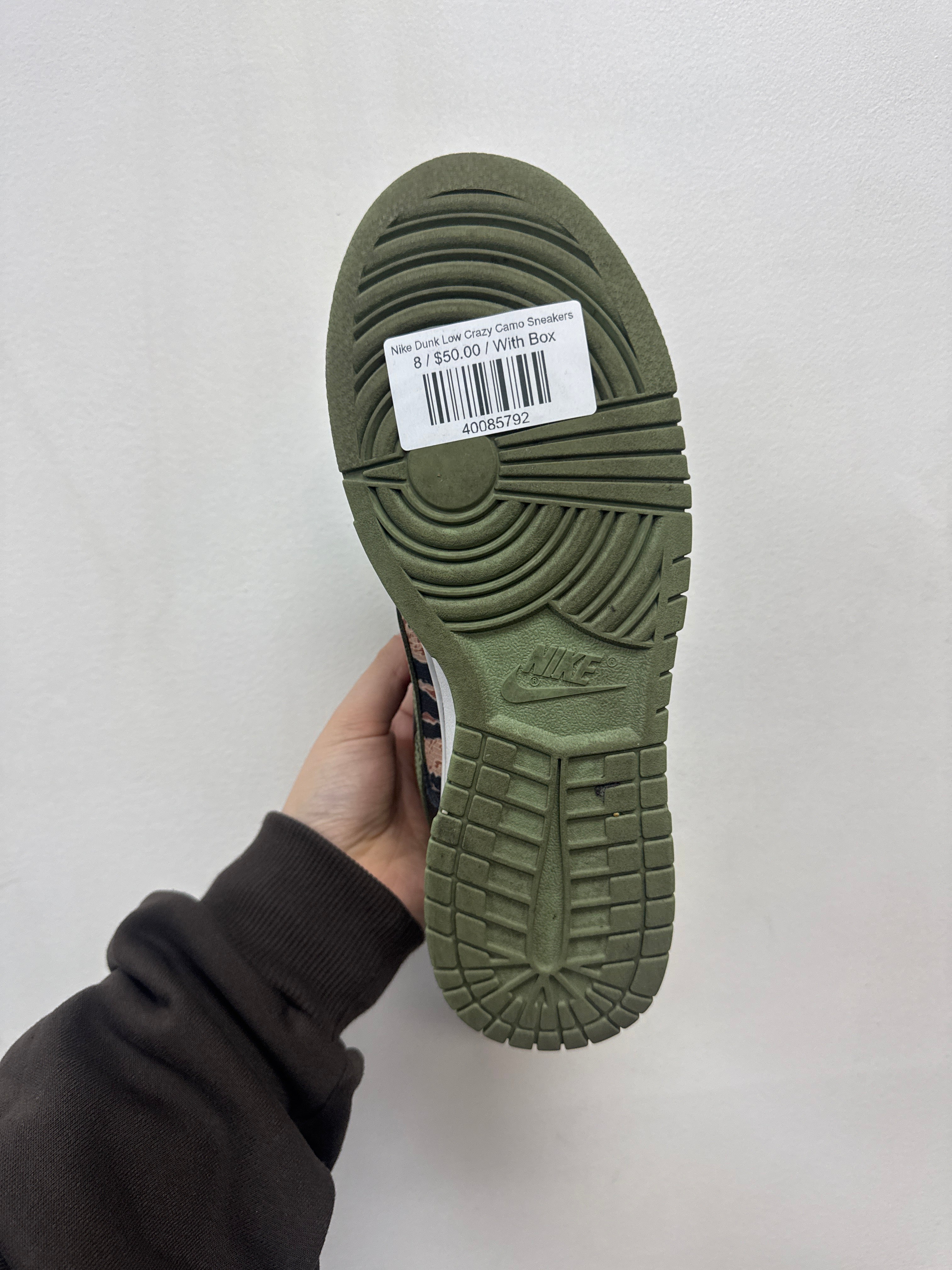 Nike Dunk Low Crazy Camo Sneakers
