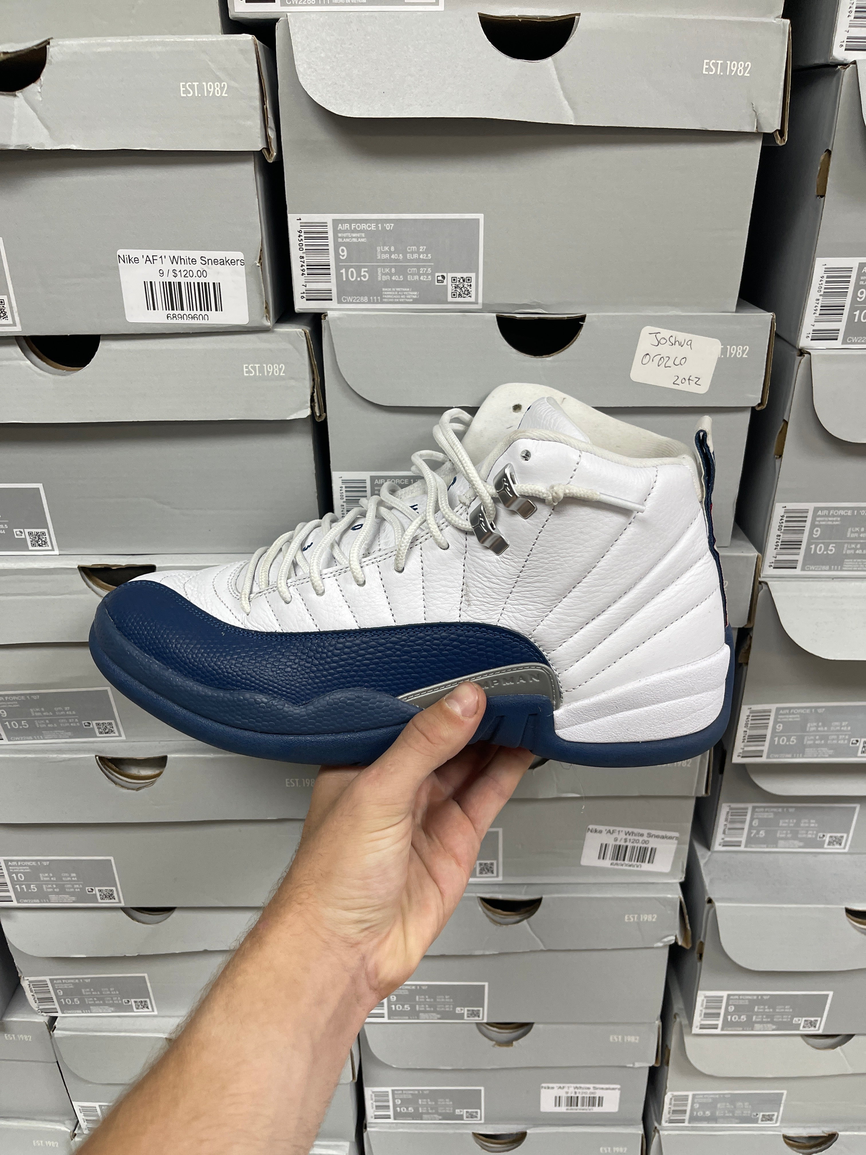 Jordan 12 French Blue Sneakers