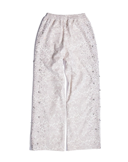 Birth Of Royal Child "Cashew Blossom Pearl" White Sweats